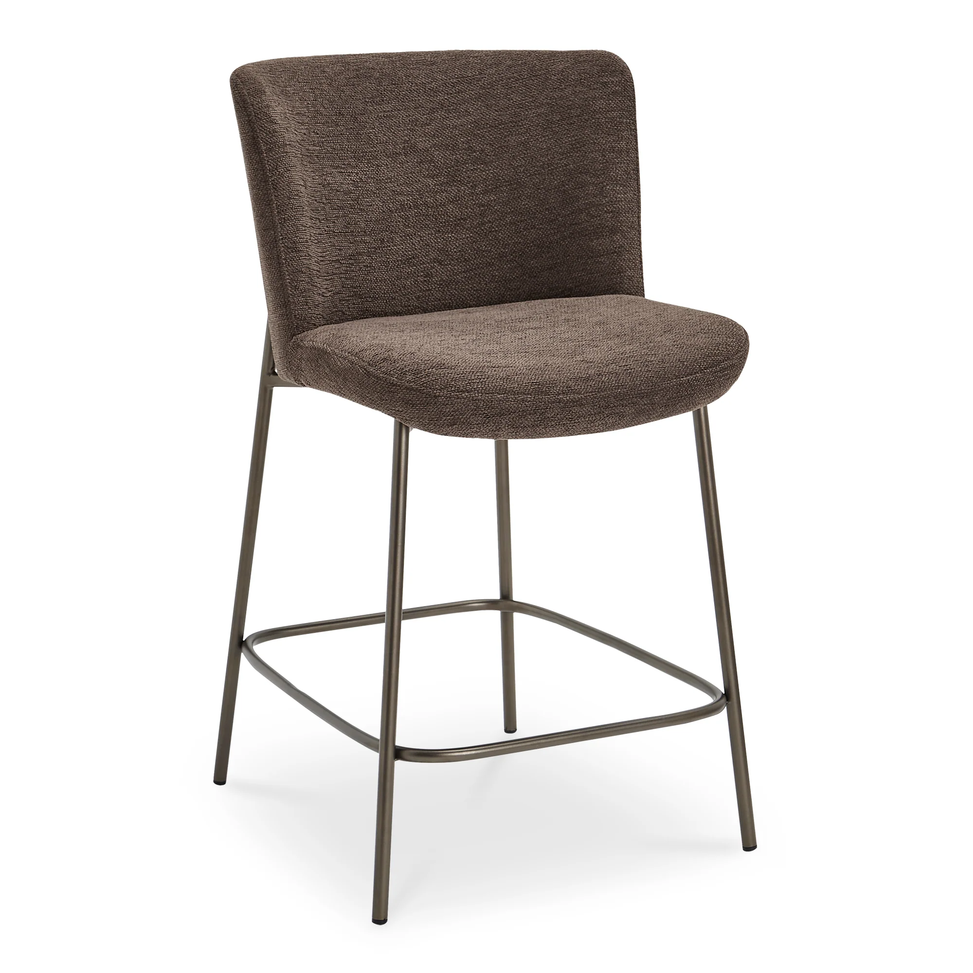 Early Counter Stool Dark Brown - Set of 2 - Image 3
