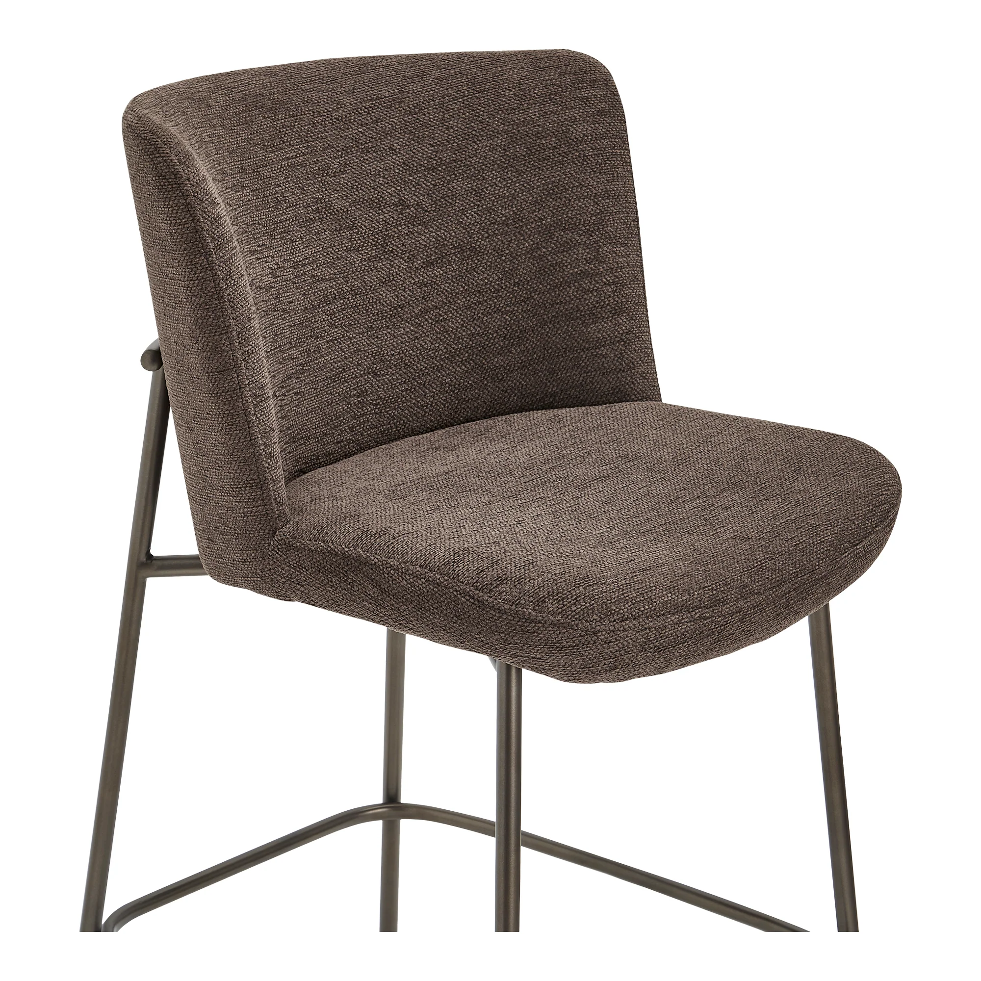 Early Counter Stool Dark Brown - Set of 2 - Image 6