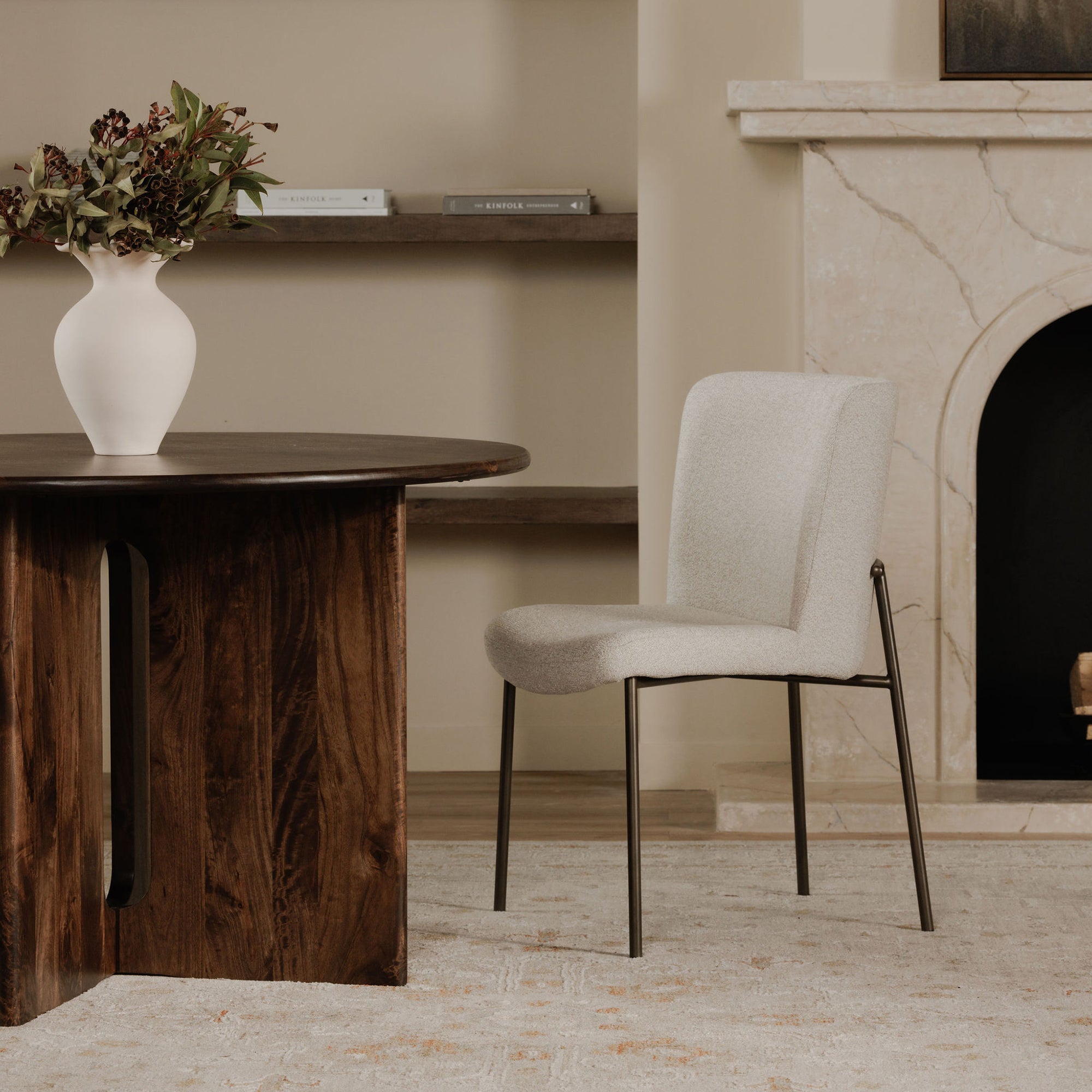 Early Dining Chair Beige - Set of 2 - Image 2