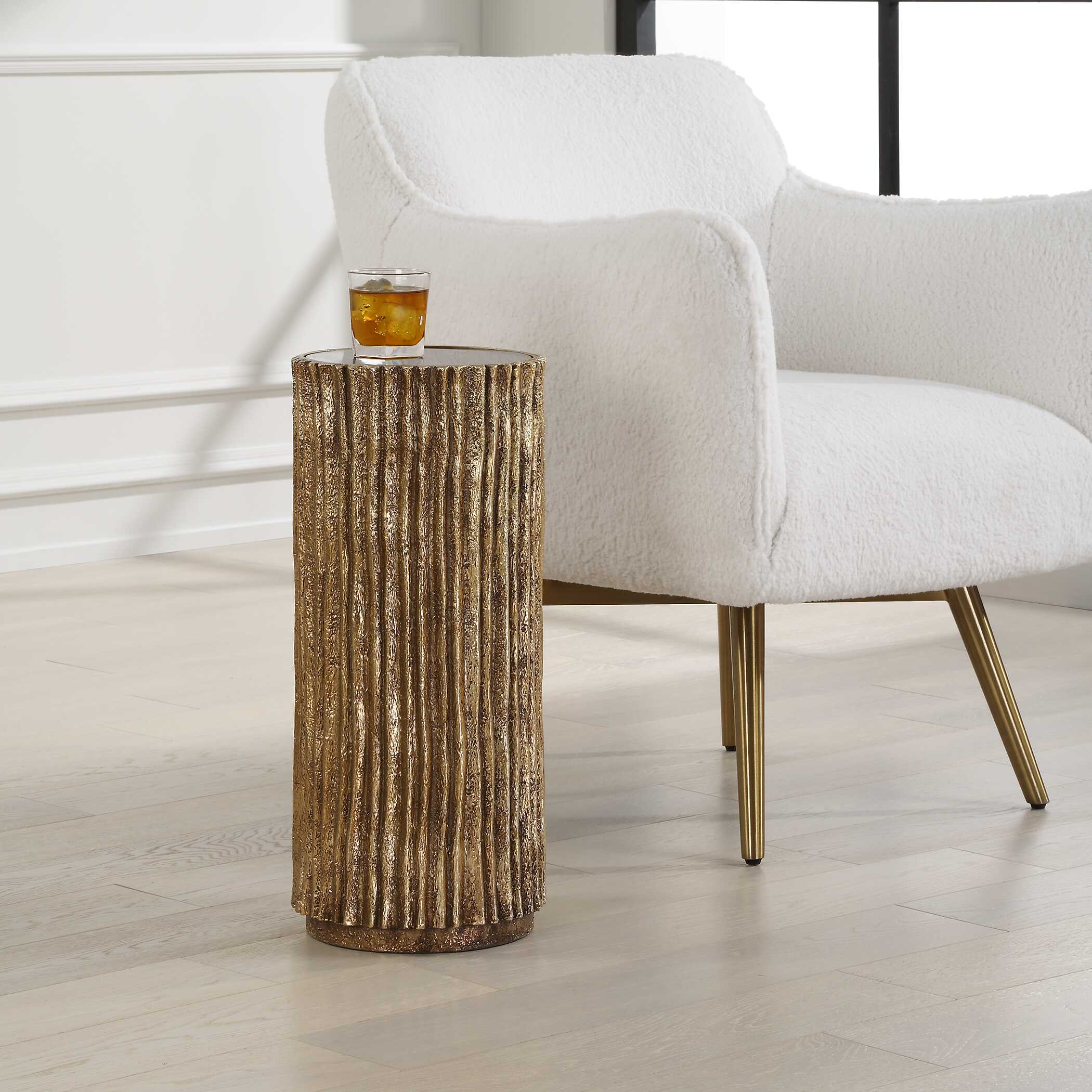 Echo Brass Drink Table - Image 2