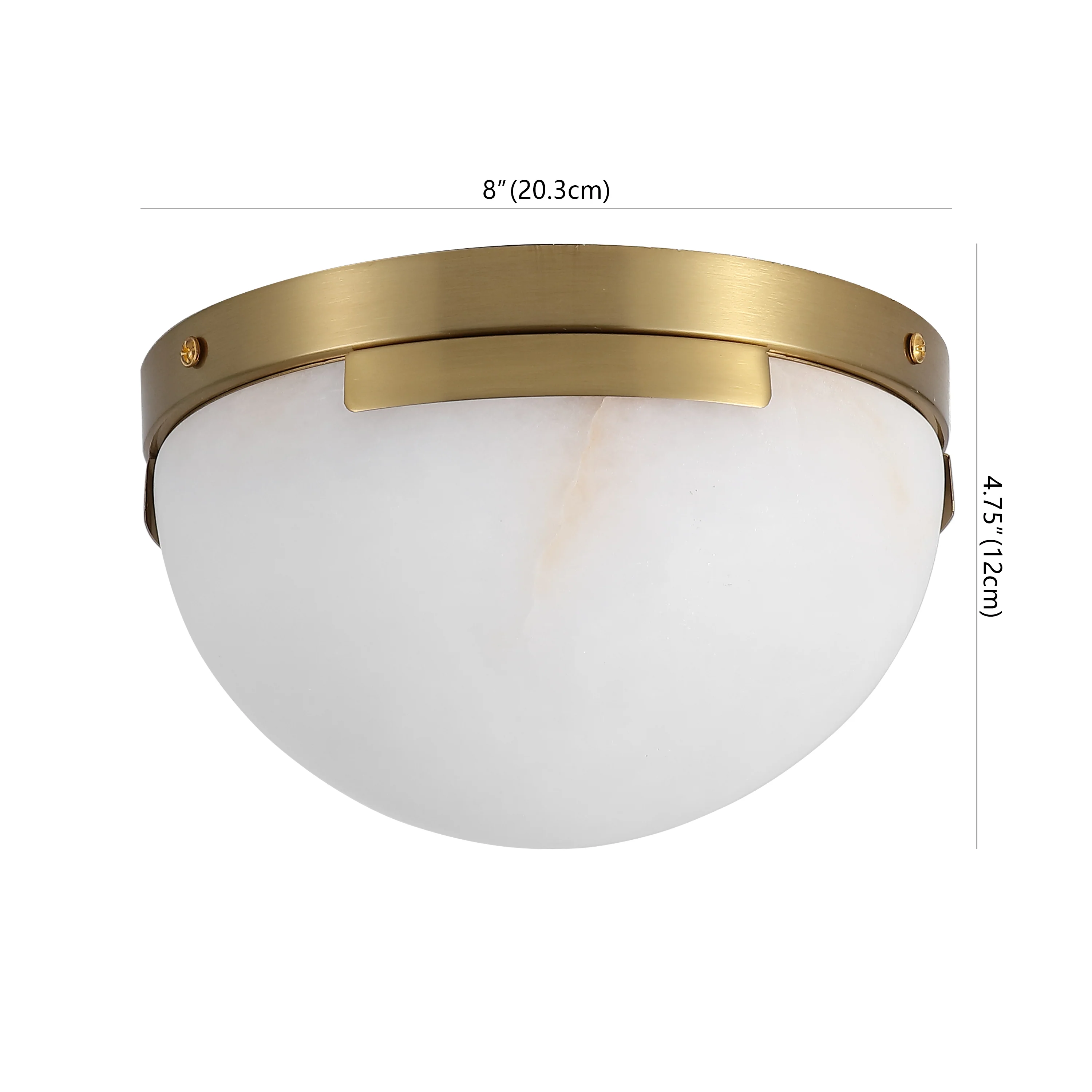 Eddie Alabaster Flush Mount - Image 7
