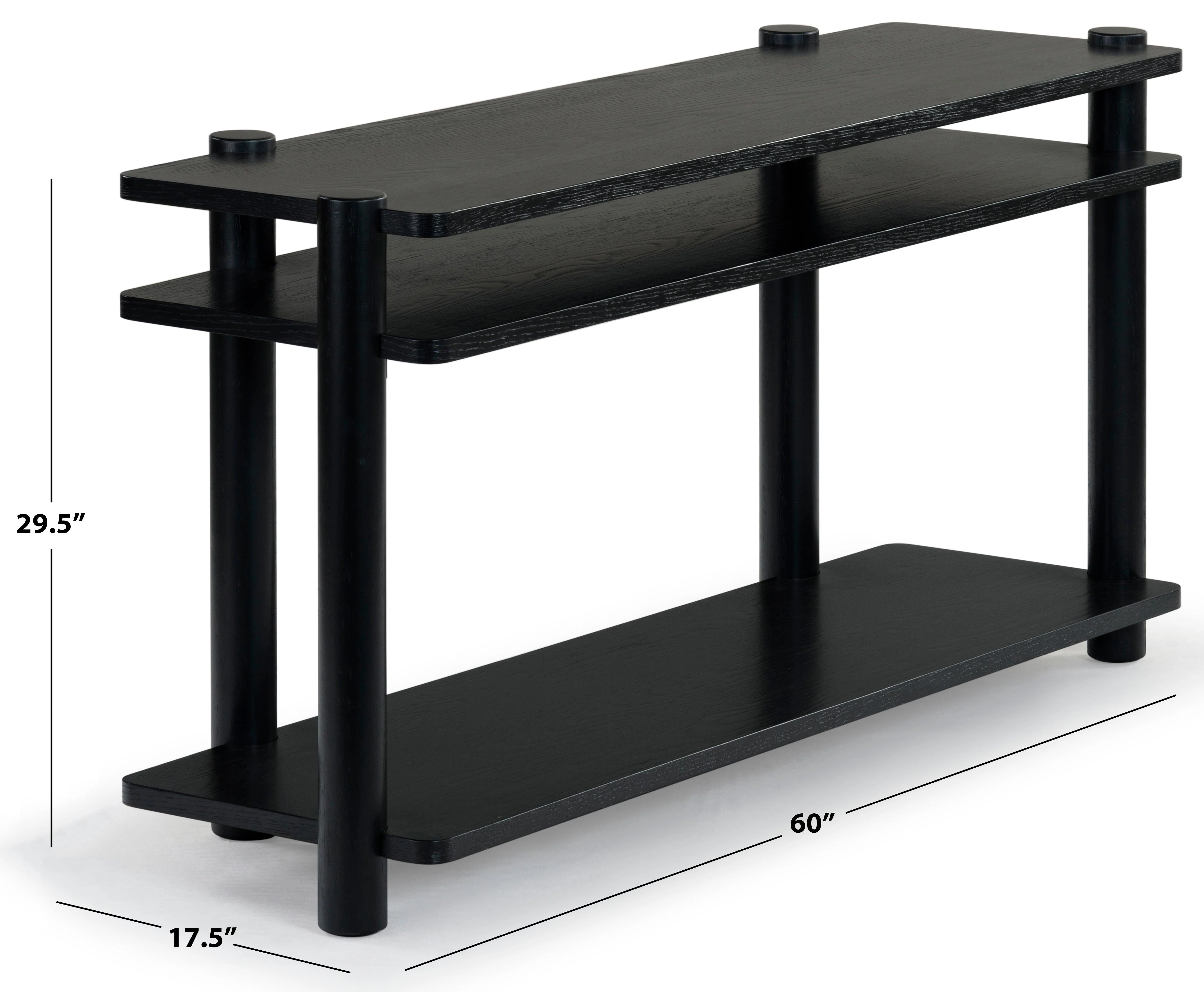 Edisyn 3 Shelf Wood Console Table - Image 15