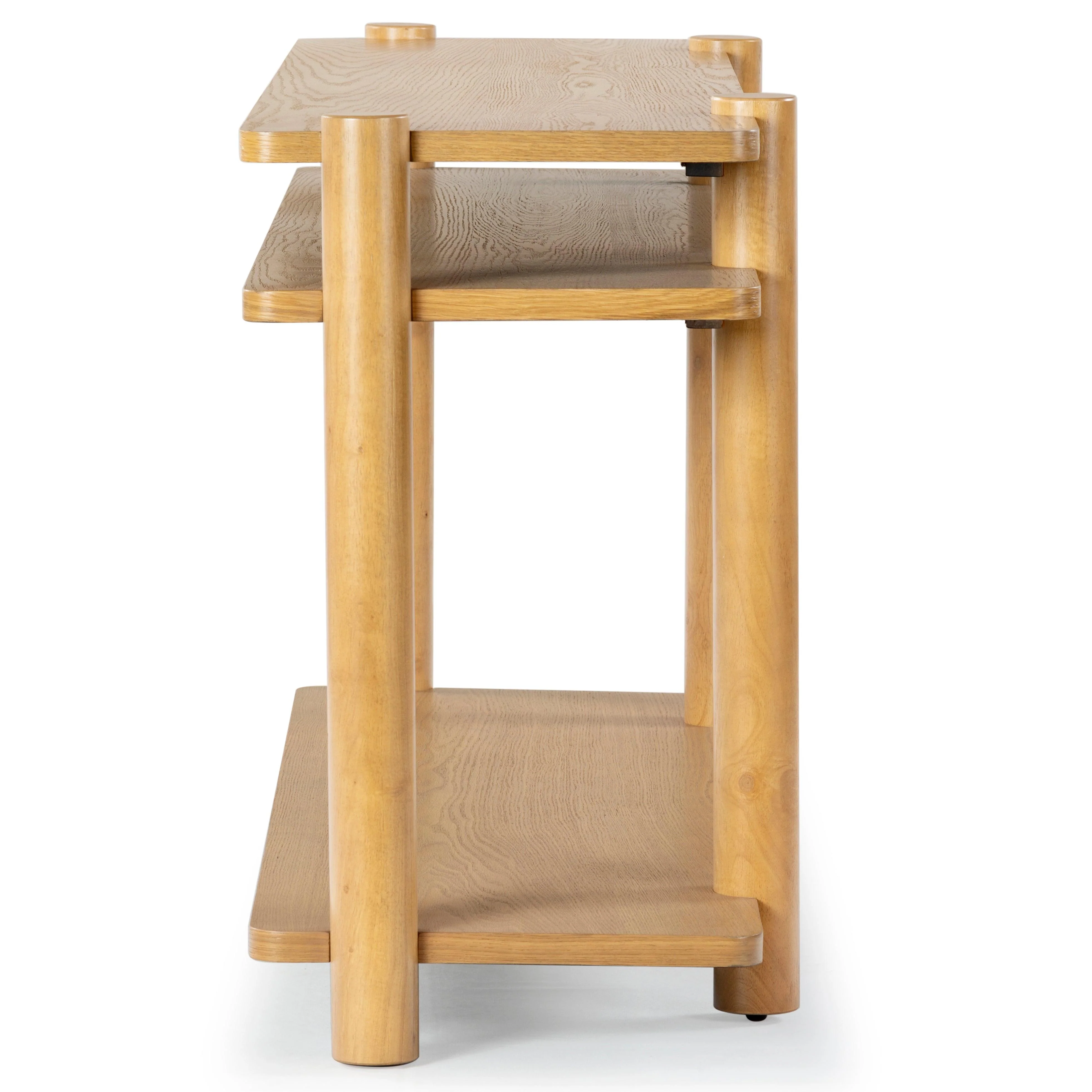 Edisyn 3 Shelf Wood Console Table - Image 7