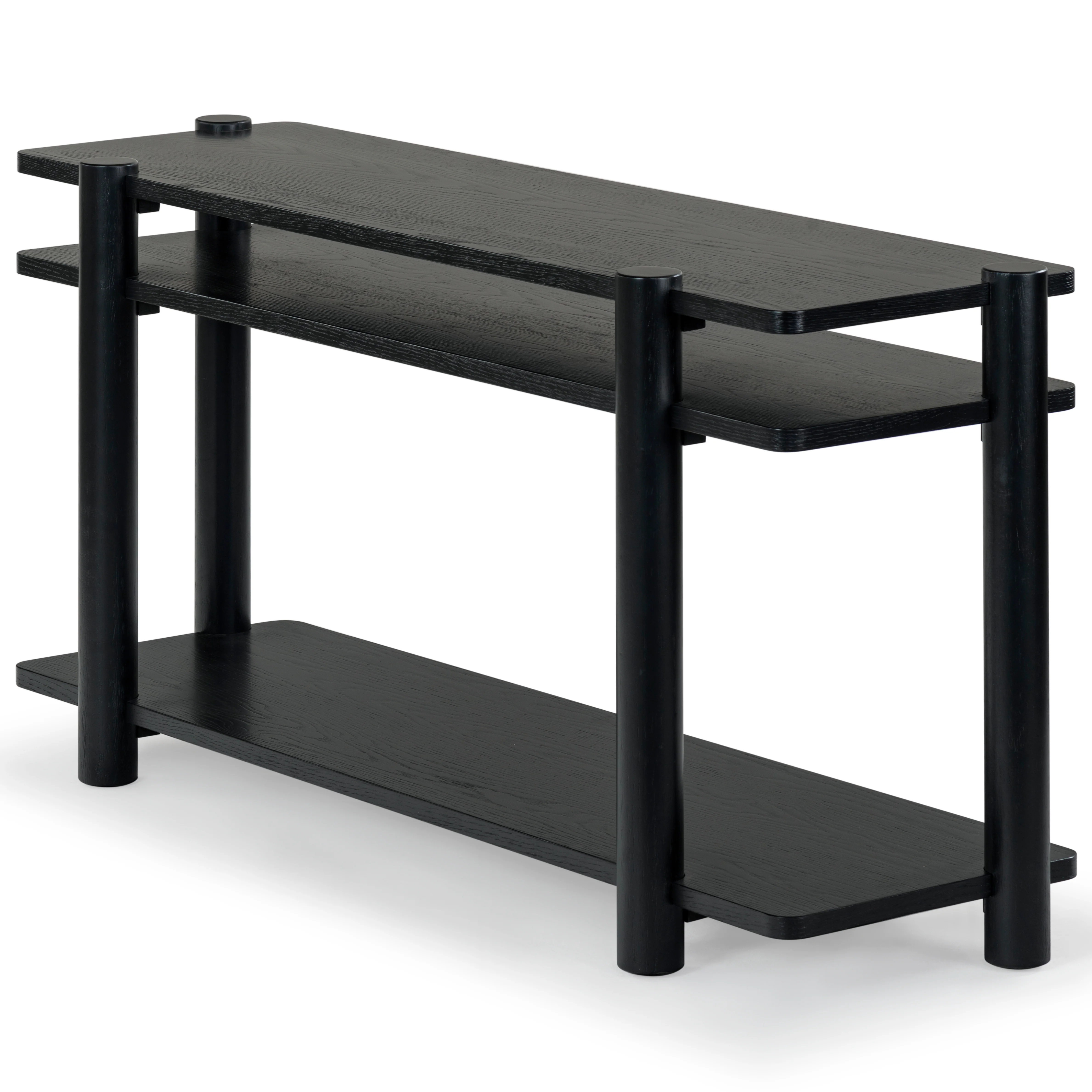 Edisyn 3 Shelf Wood Console Table - Image 15
