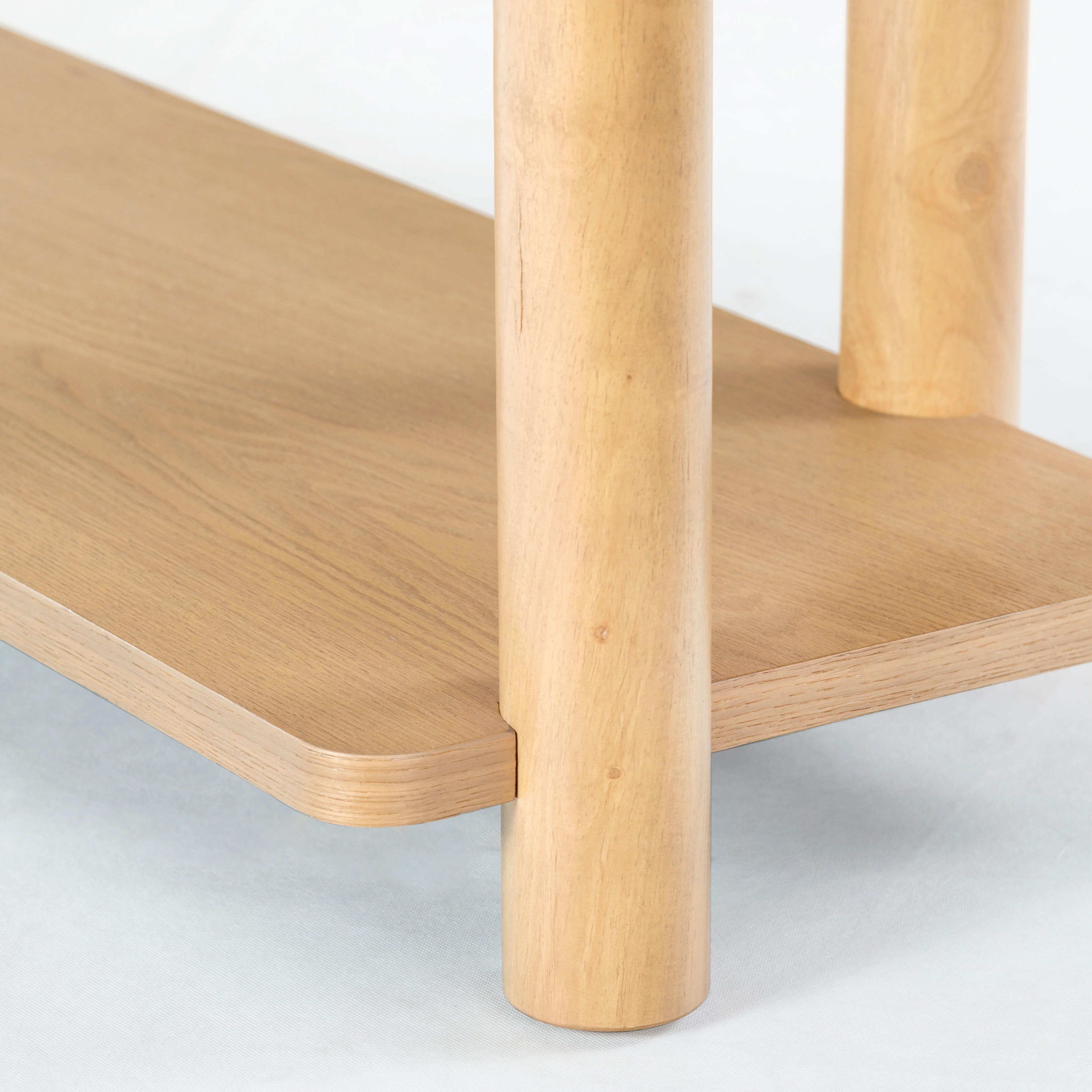 Edisyn 3 Shelf Wood Console Table - Image 3