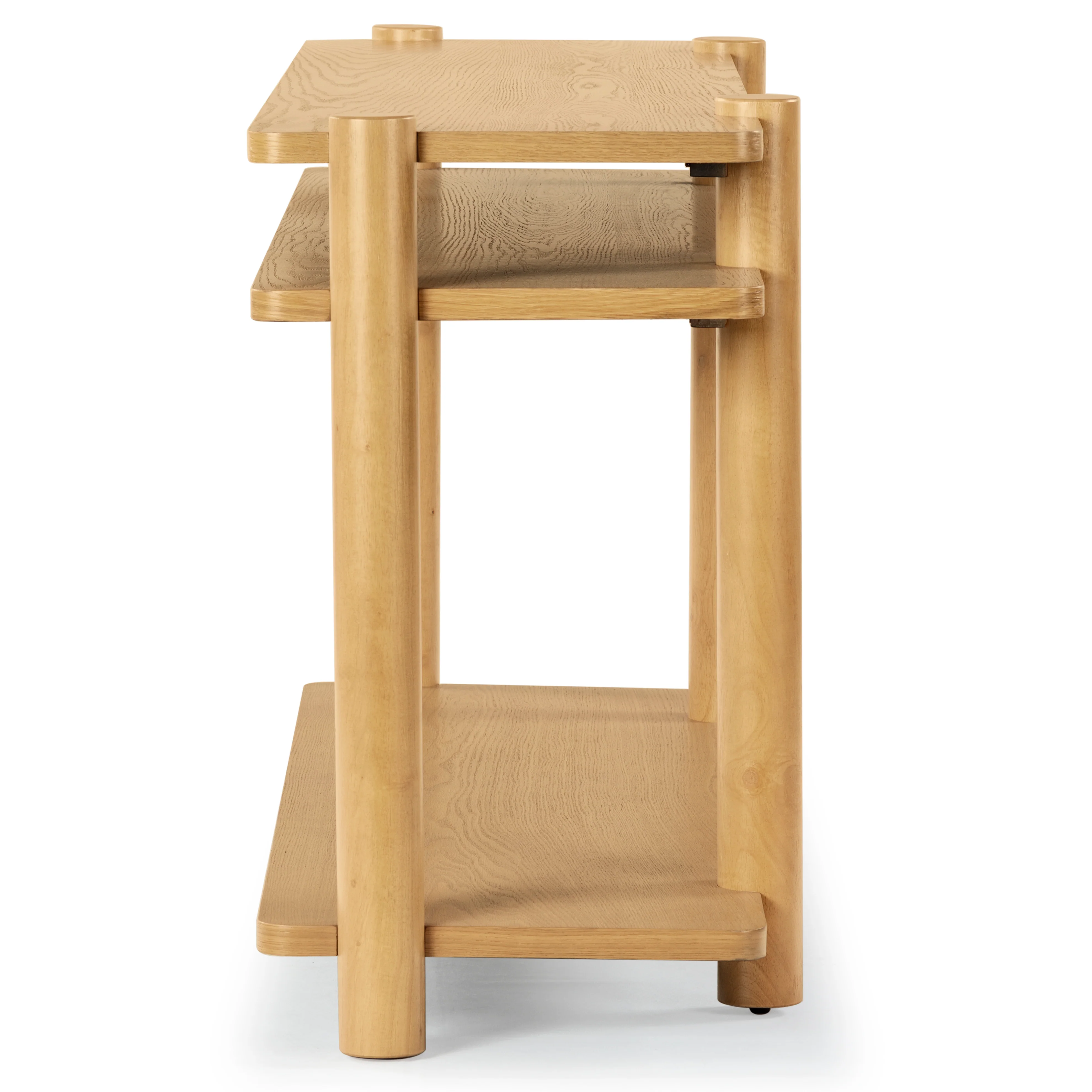 Edisyn 3 Shelf Wood Console Table - Image 5
