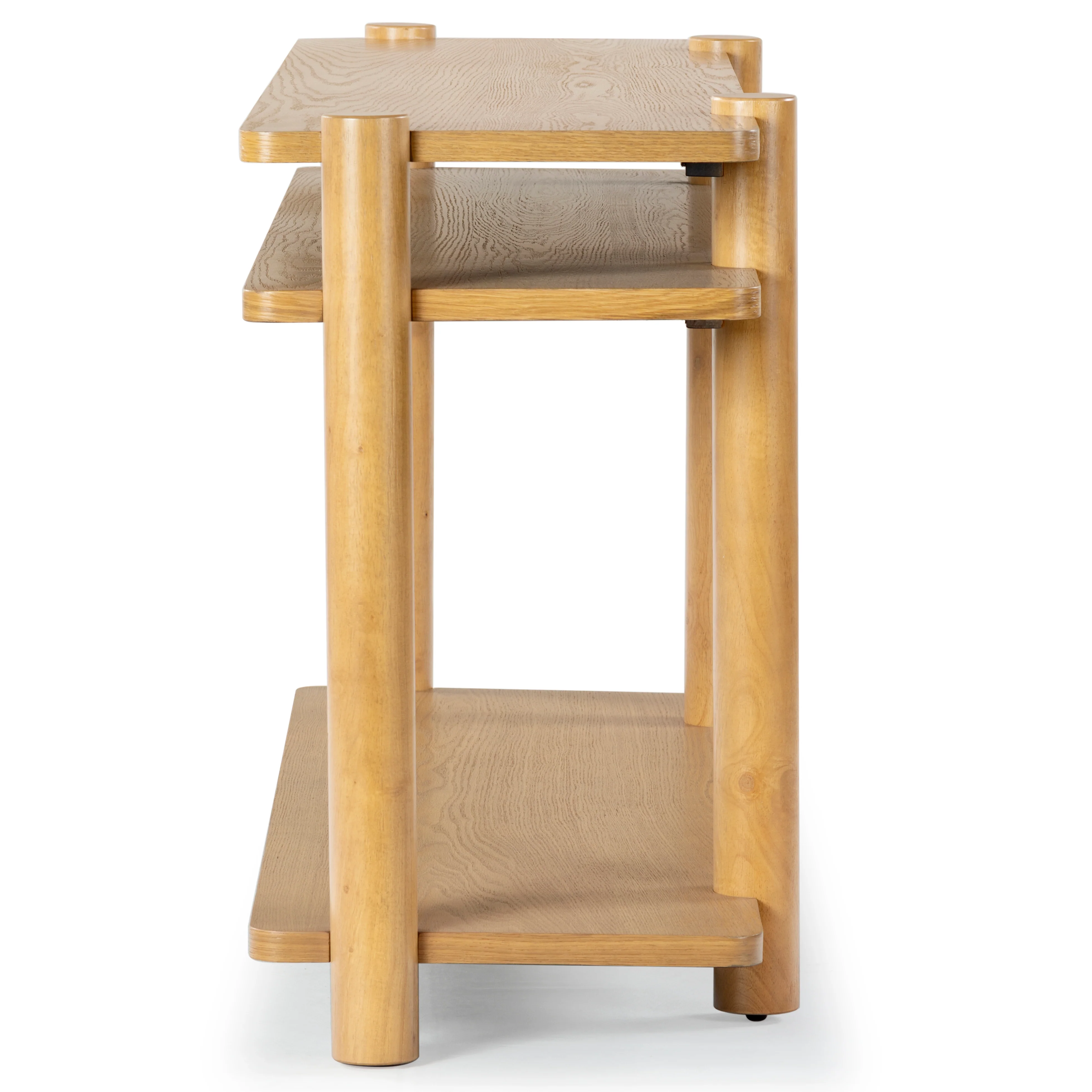 Edisyn 3 Shelf Wood Console Table - Image 6