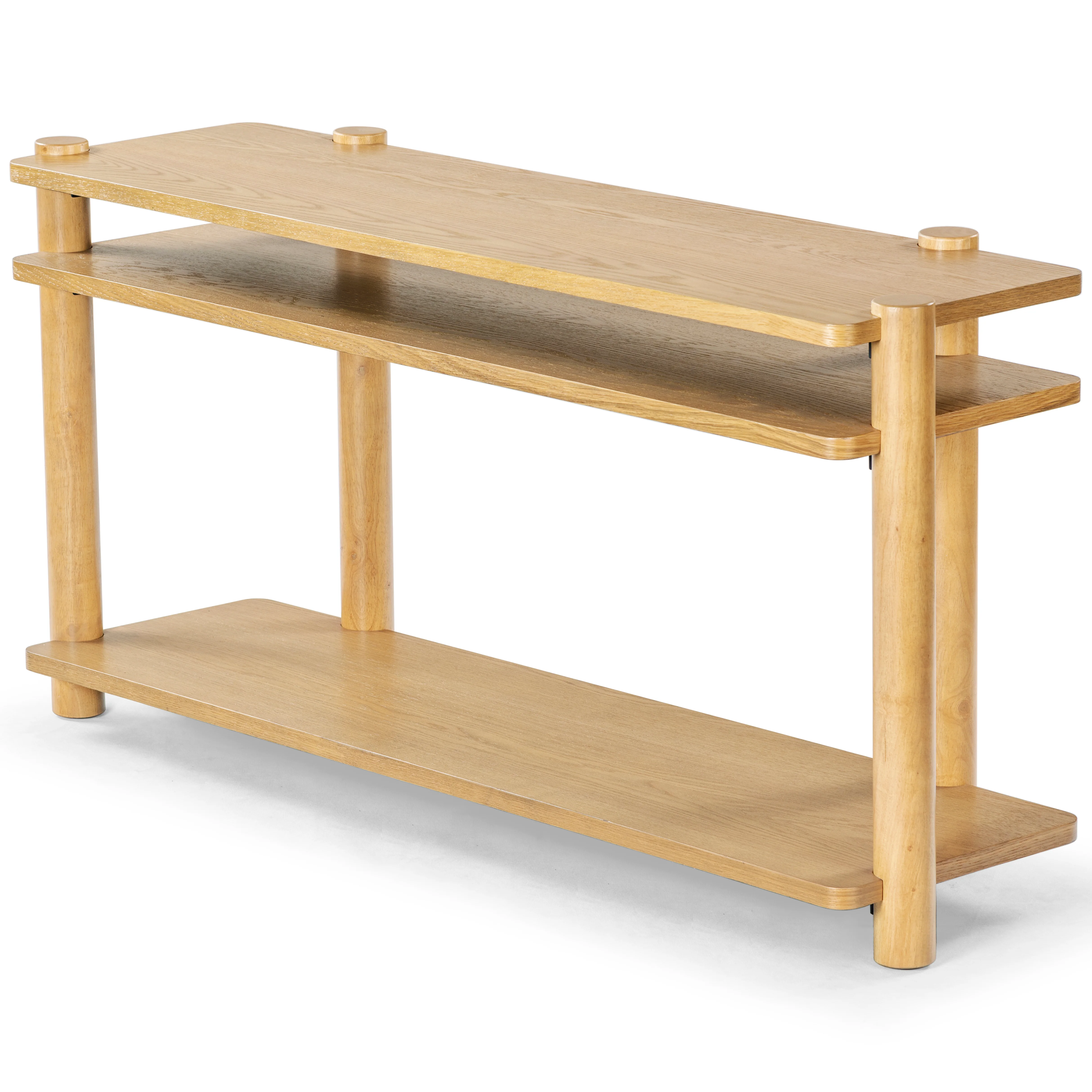 Edisyn 3 Shelf Wood Console Table - Image 8