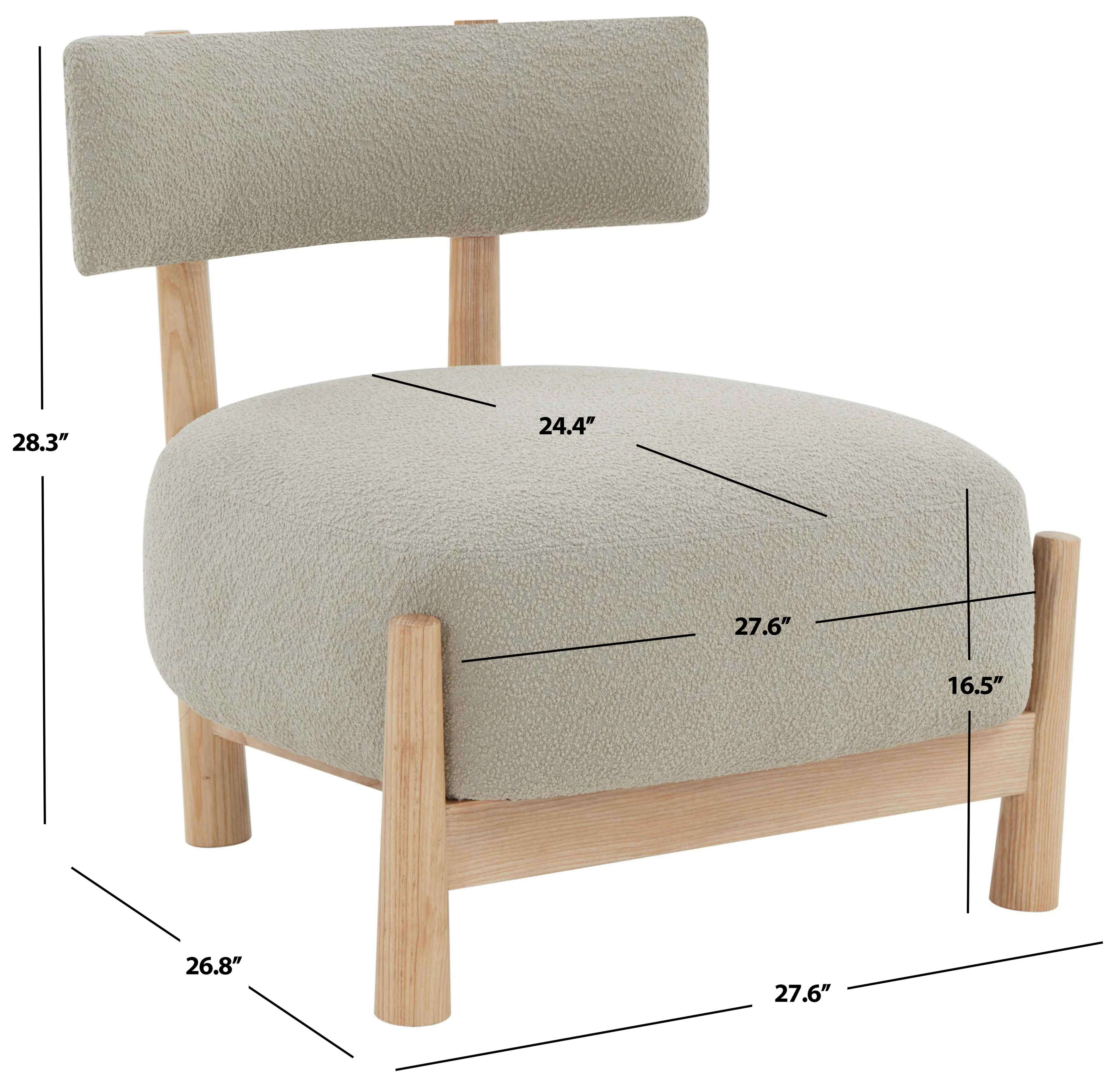 Edwardina Boucle Accent Chair - Image 5