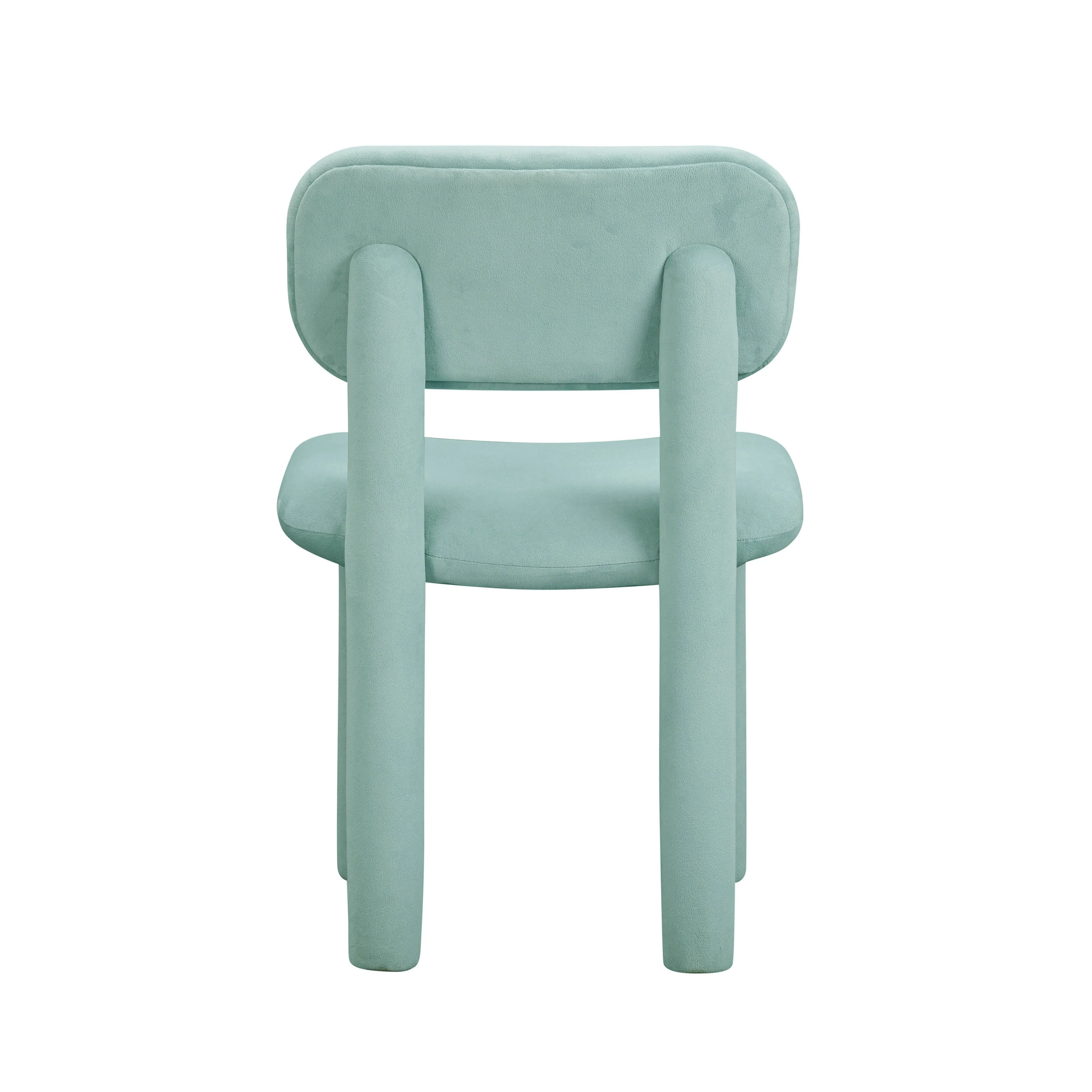 Elise Pale Blue Velvet Dining Chair - Set of 2 - Image 4