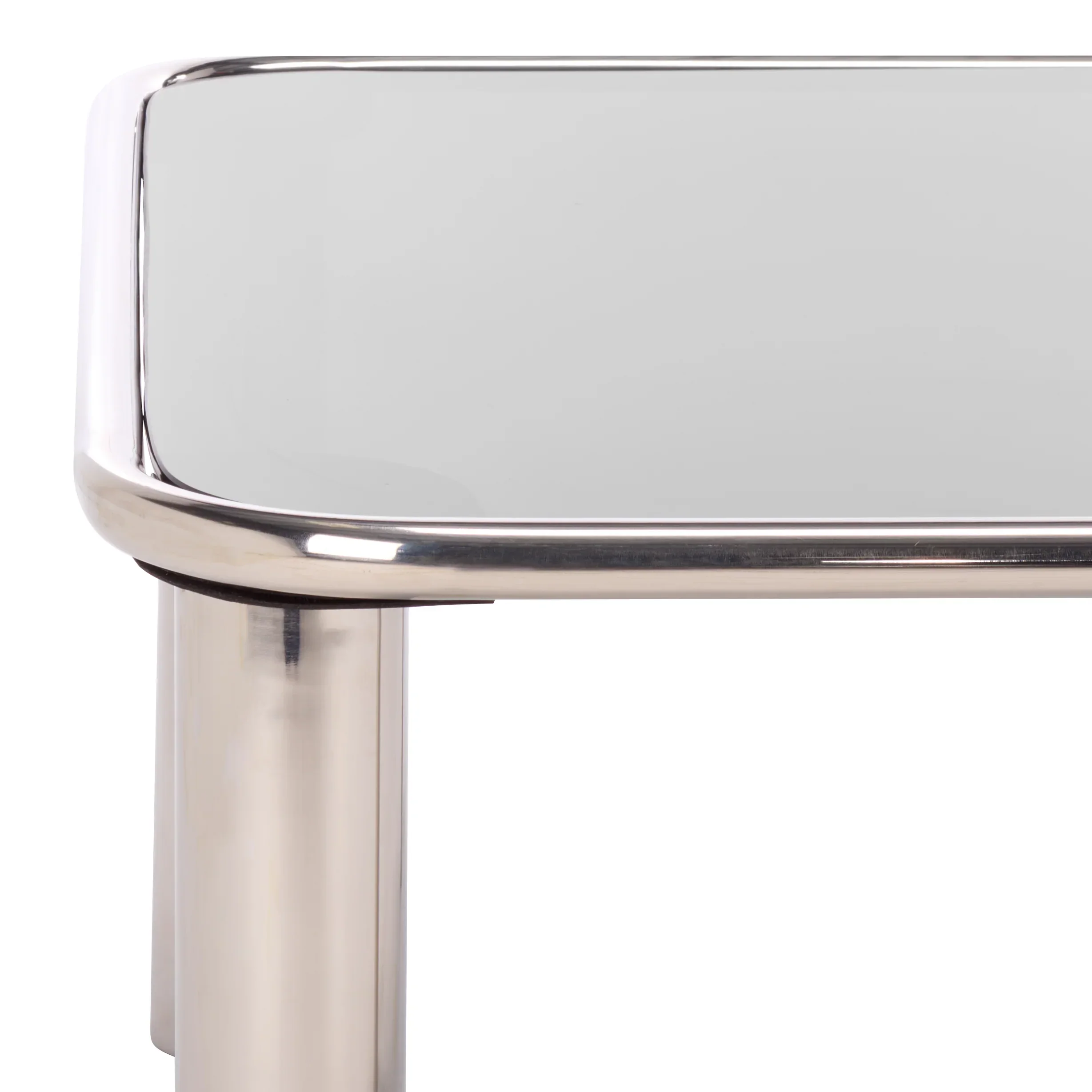 Elizanette Stainless Steel Square Coffee Table - Image 4