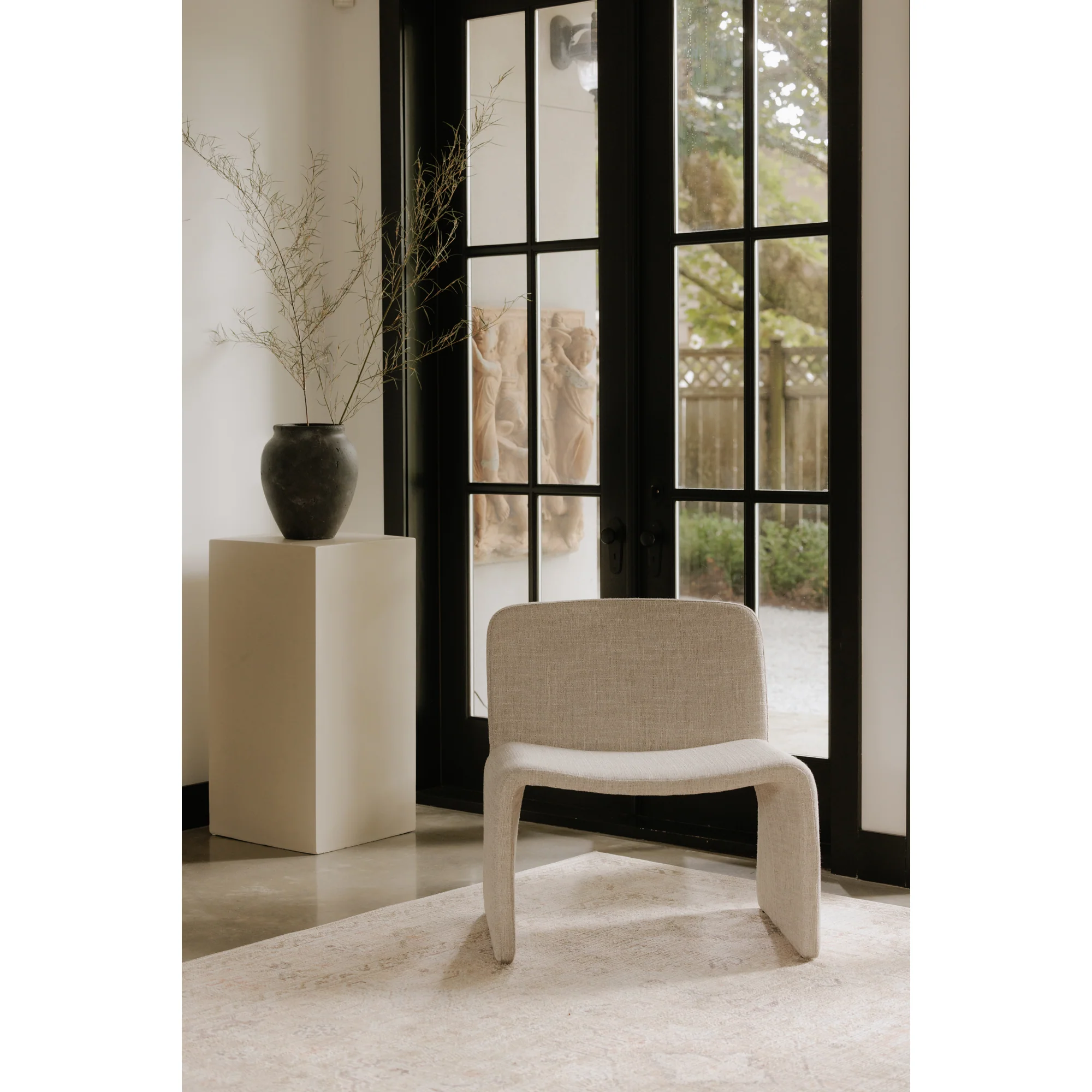 Ella Accent Chair Heather Beige - Image 2