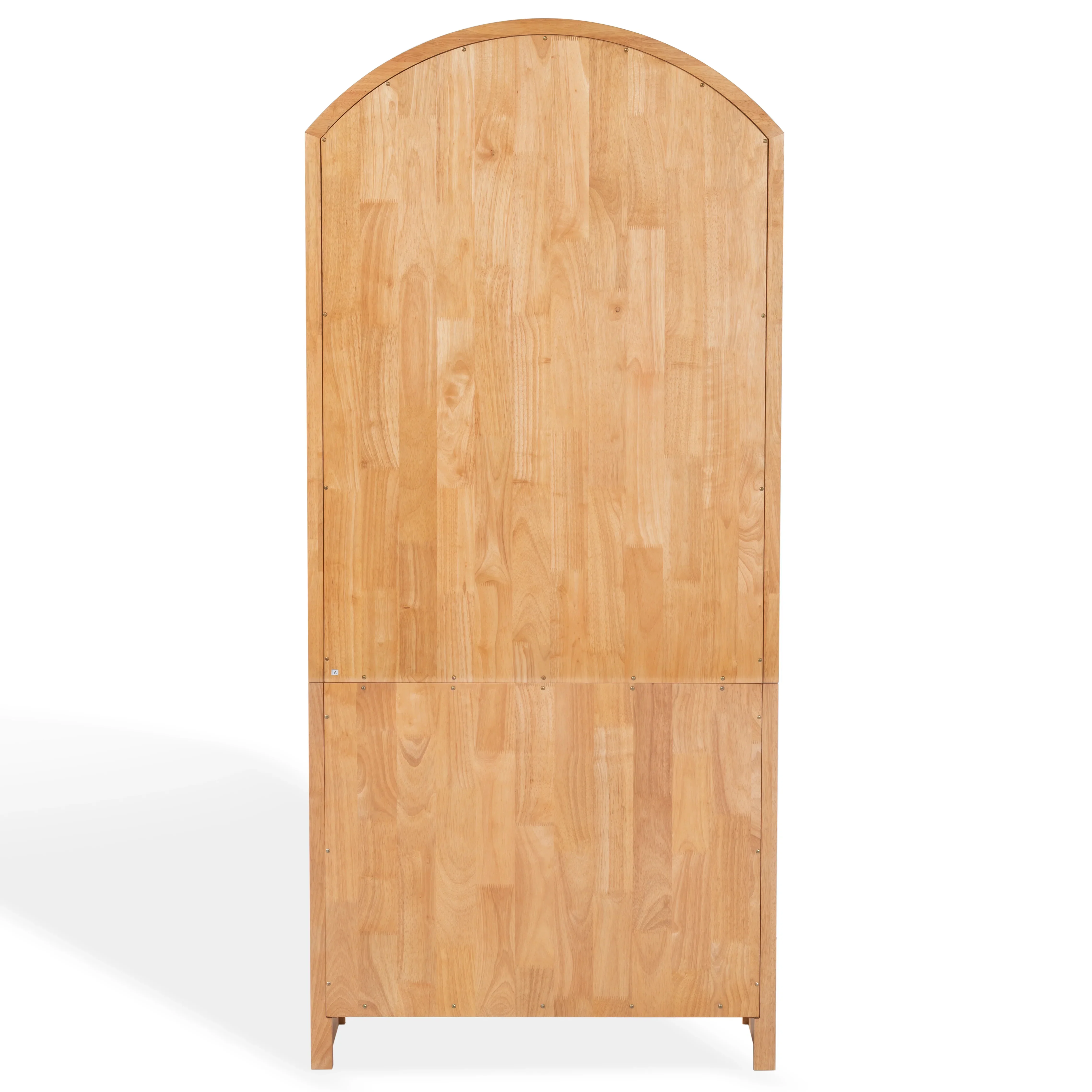 Elladora Ribbed Front Wood Bookcase - Image 12