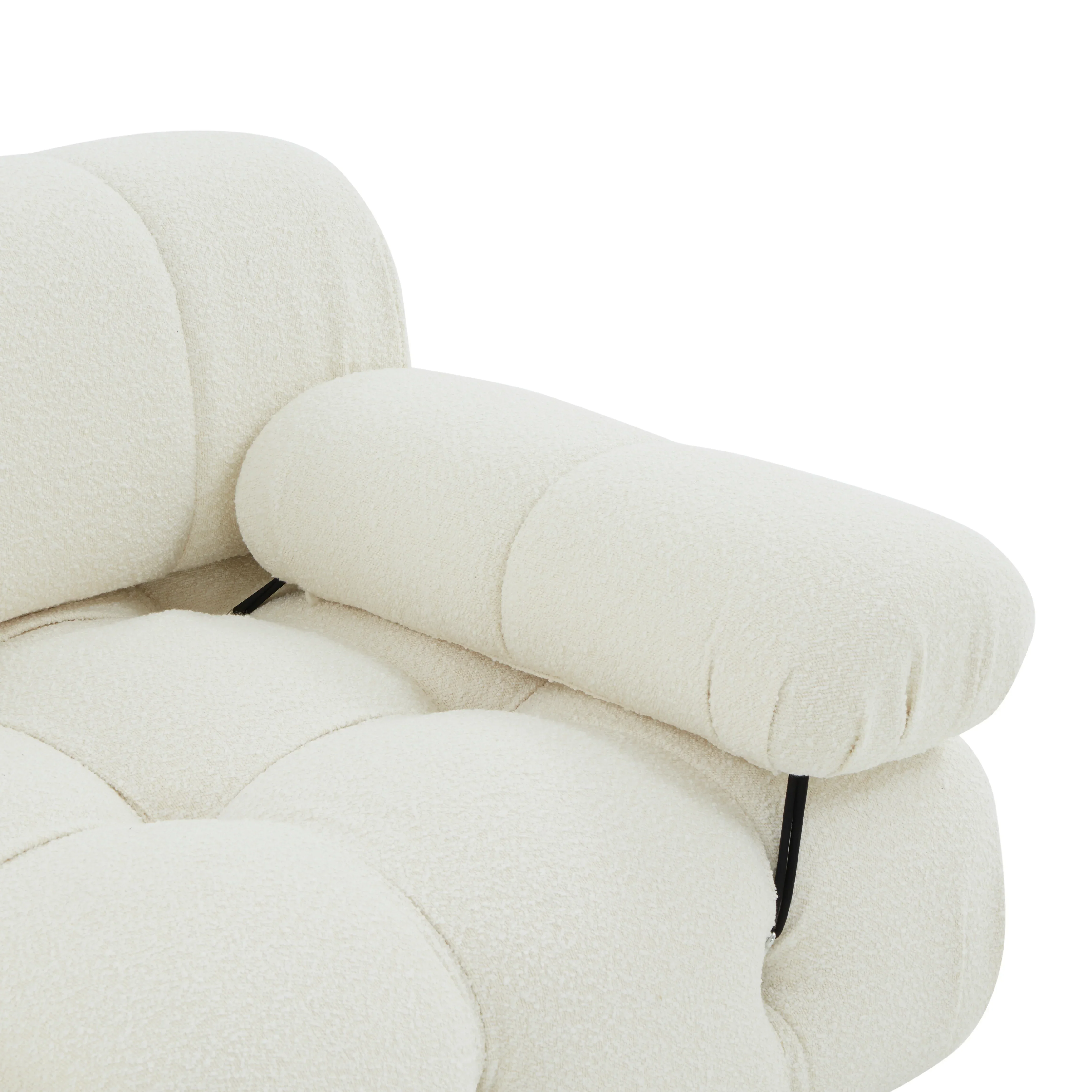 Ellamaria Tufted Boucle Sofa - Image 5