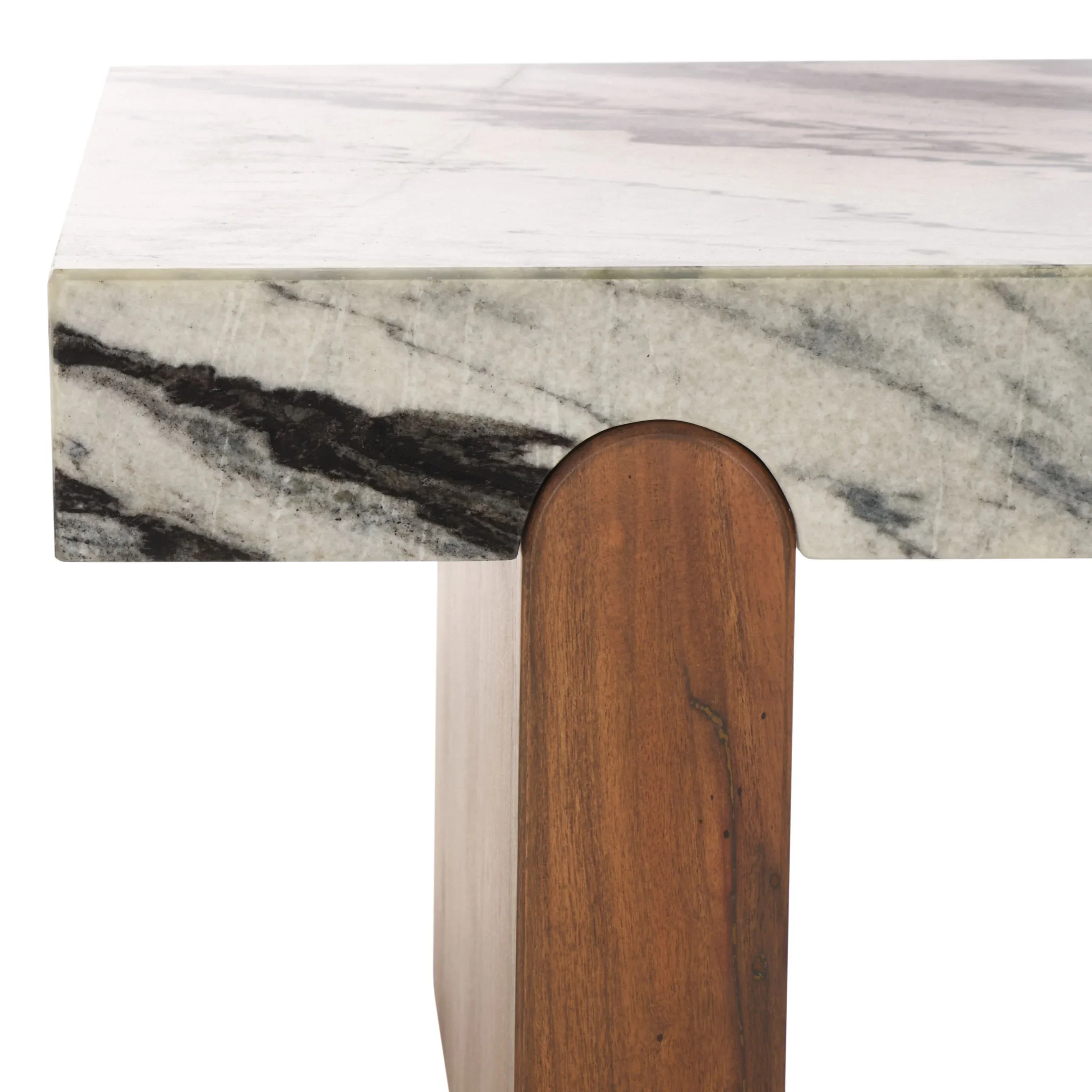 Ellebeth Marble Top Coffee Table - Image 4