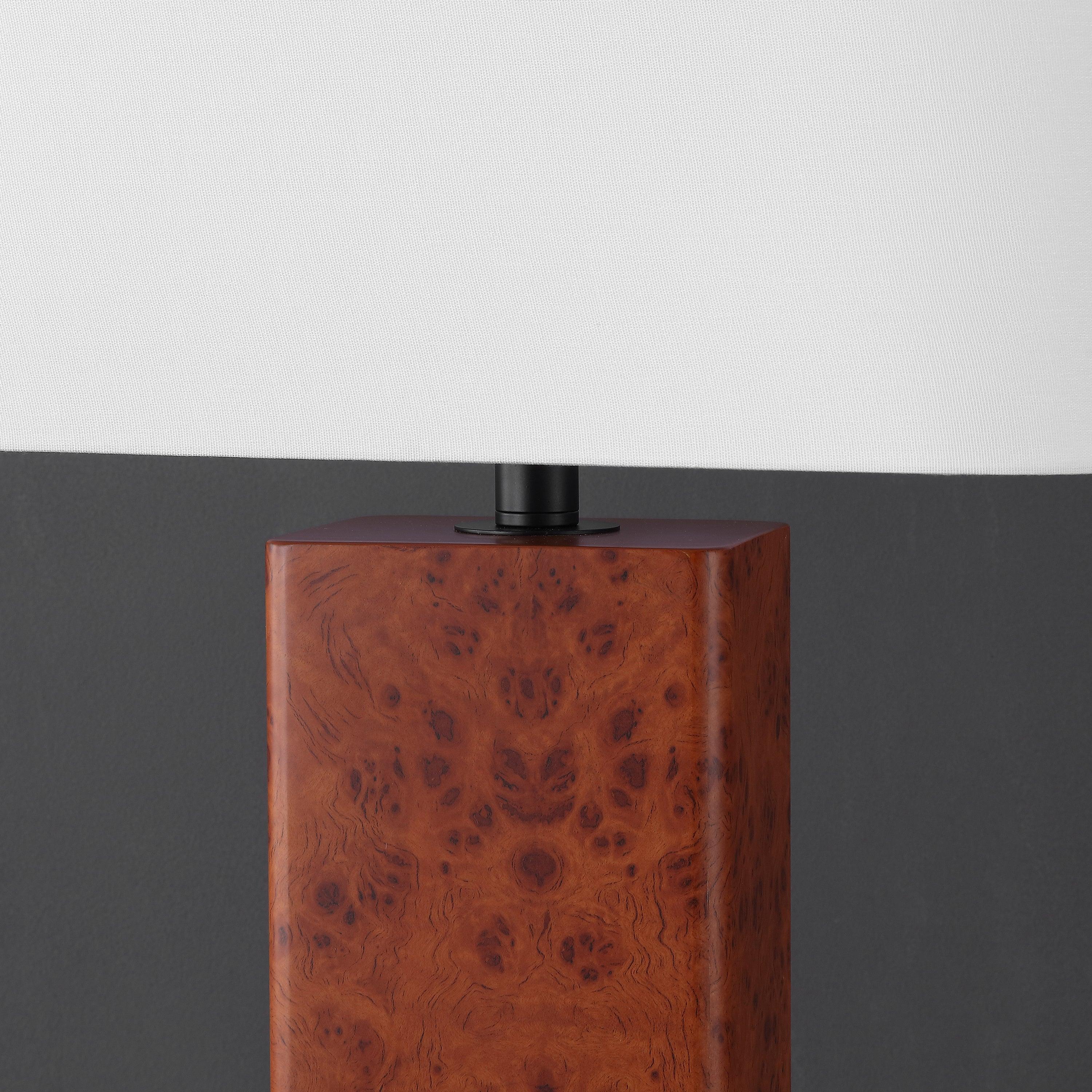 Elsee Burl Wood Table Lamp - Image 5