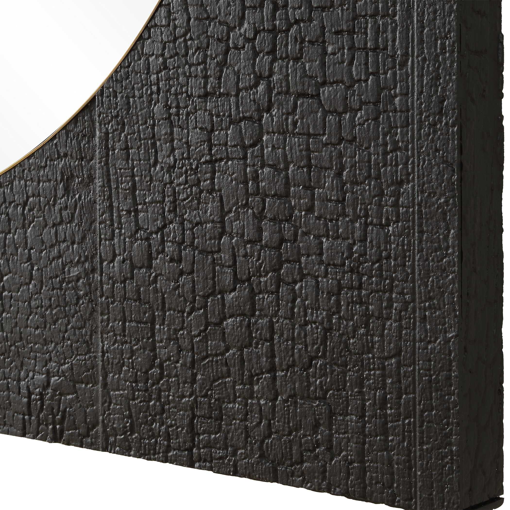 Ember Black Square Mirror - Image 5