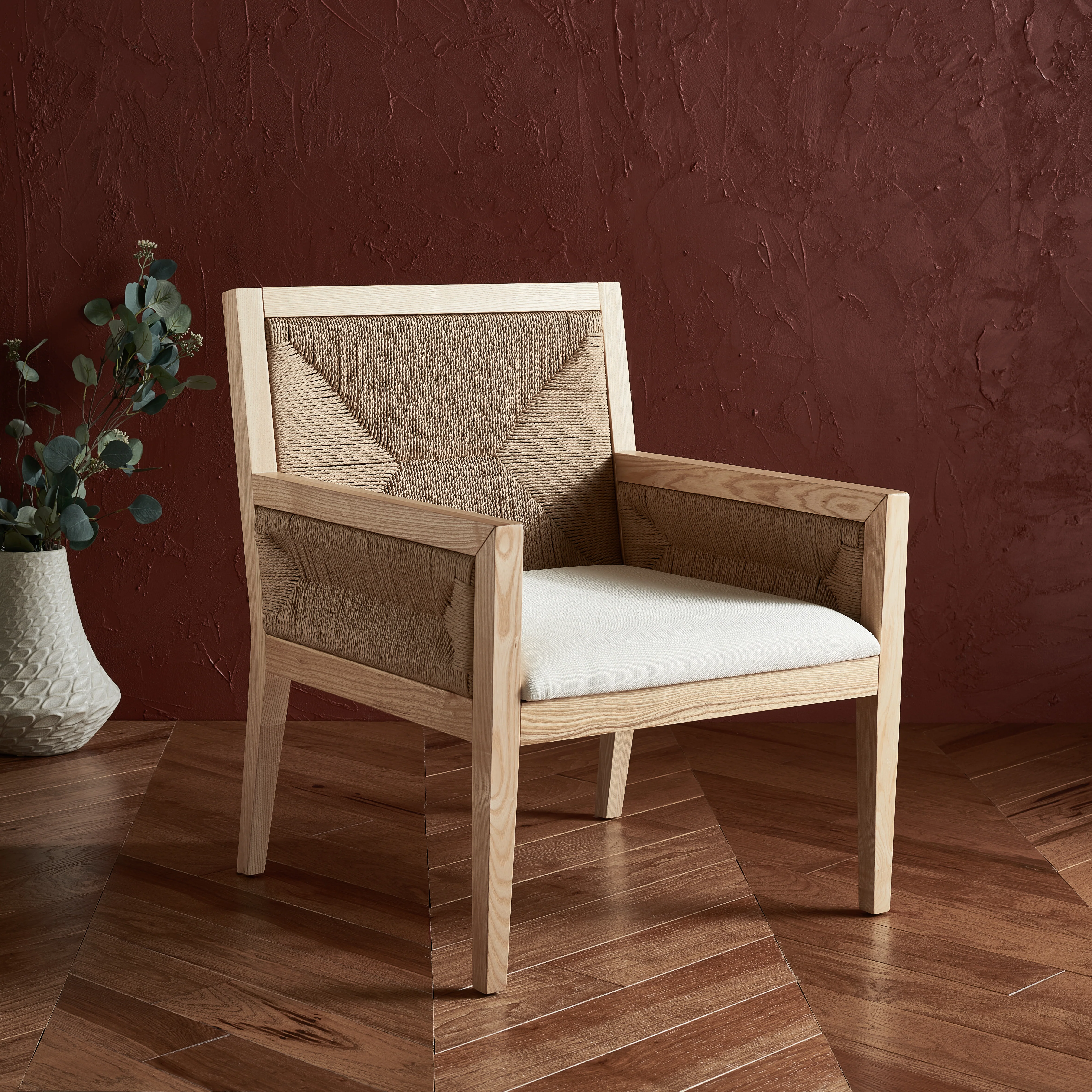 Emilio Woven Accent Chair - Image 2