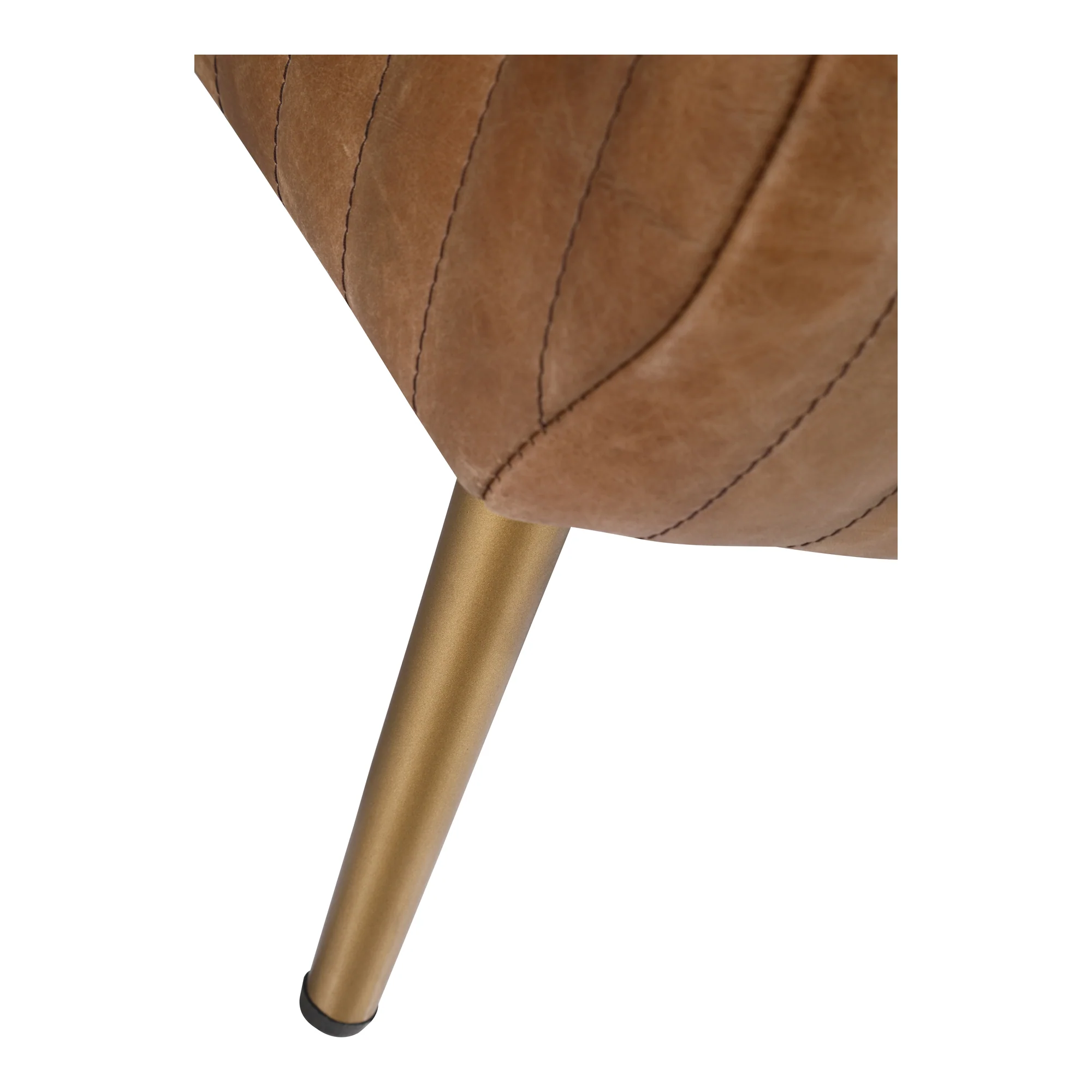 Endora Bench Open Road Brown Leather - Image 5