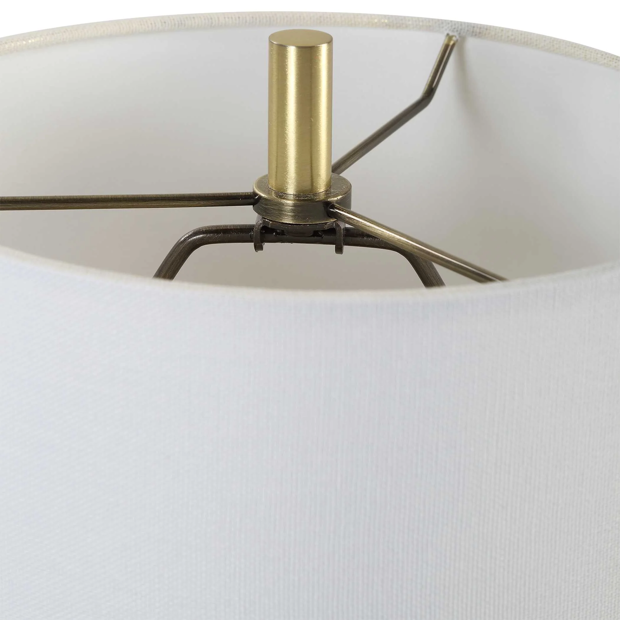 Enigma Teal Blue Glass Buffet Lamp - Image 6