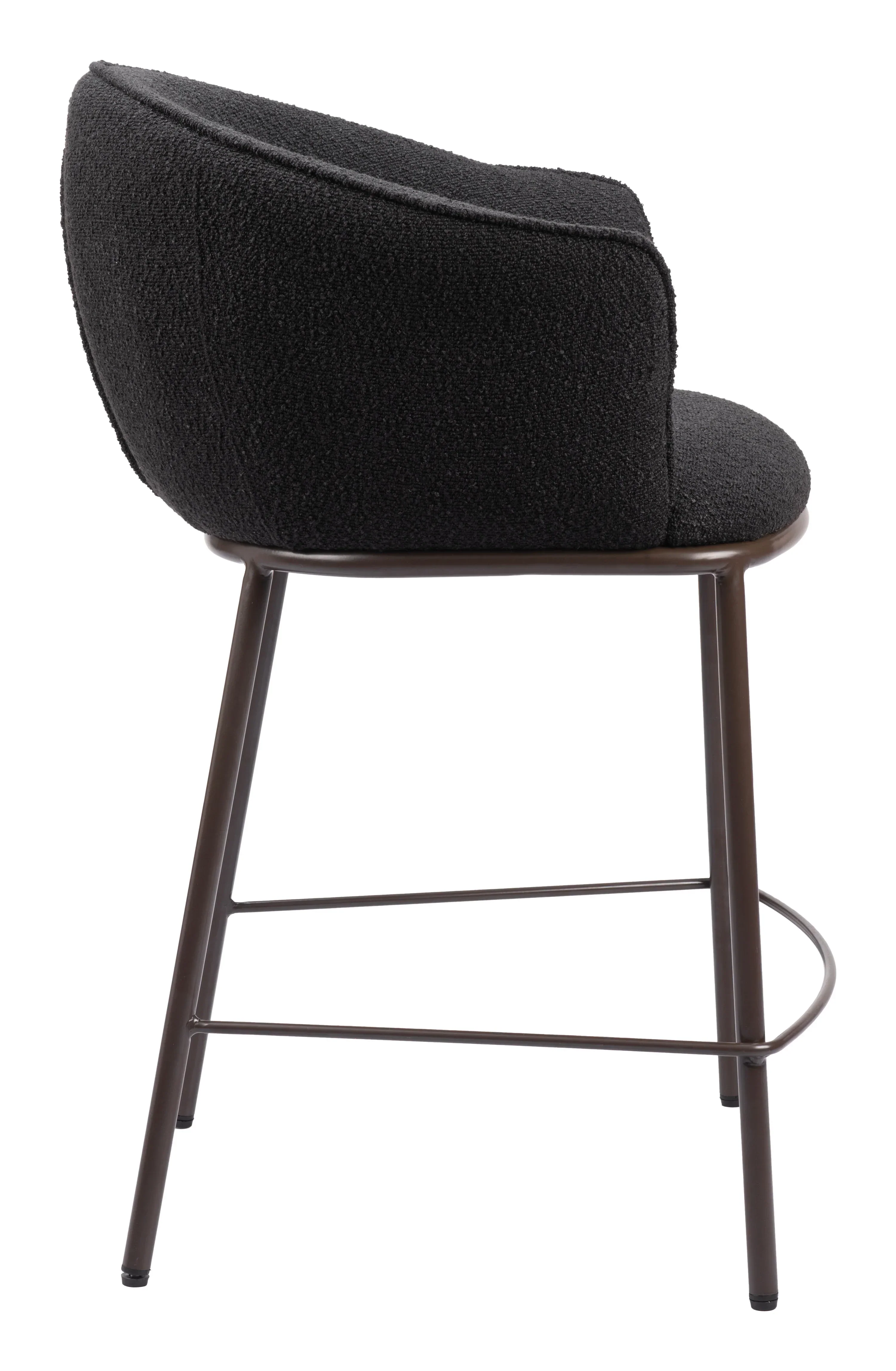 Essen Counter Stool Black & Bronze - Image 4