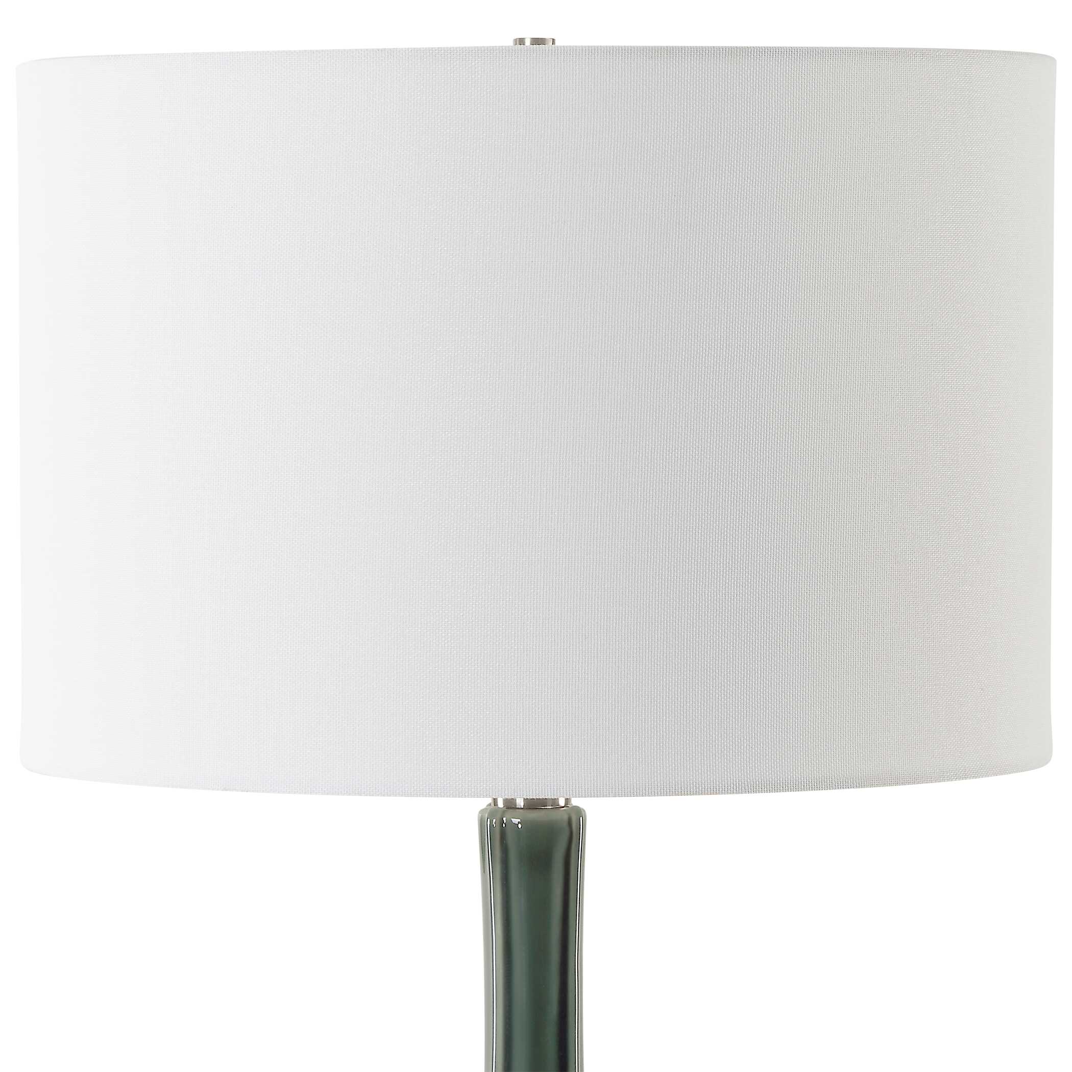 Essex Green Glass Table Lamp - Image 5