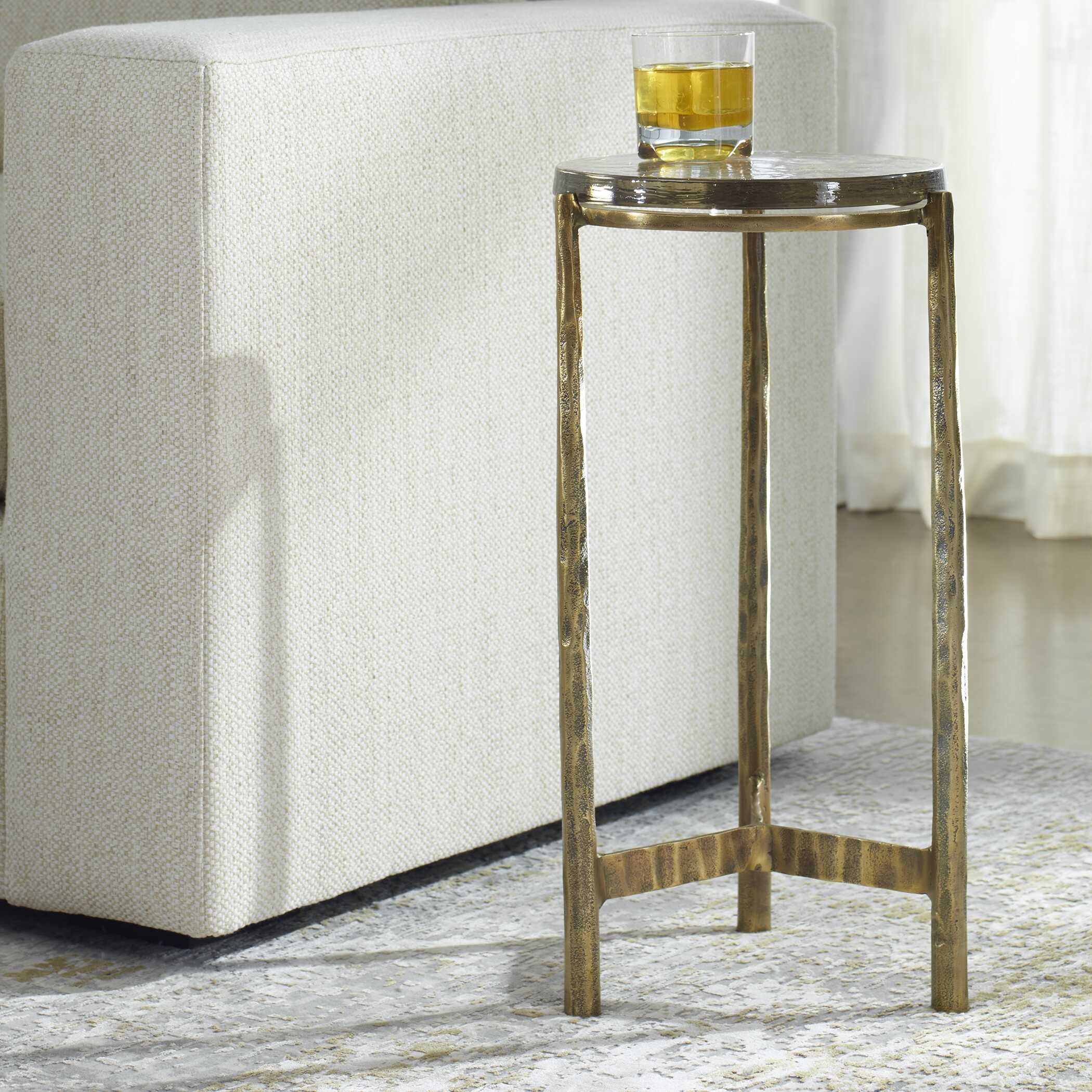 Eternity Brass Accent Table - Image 2