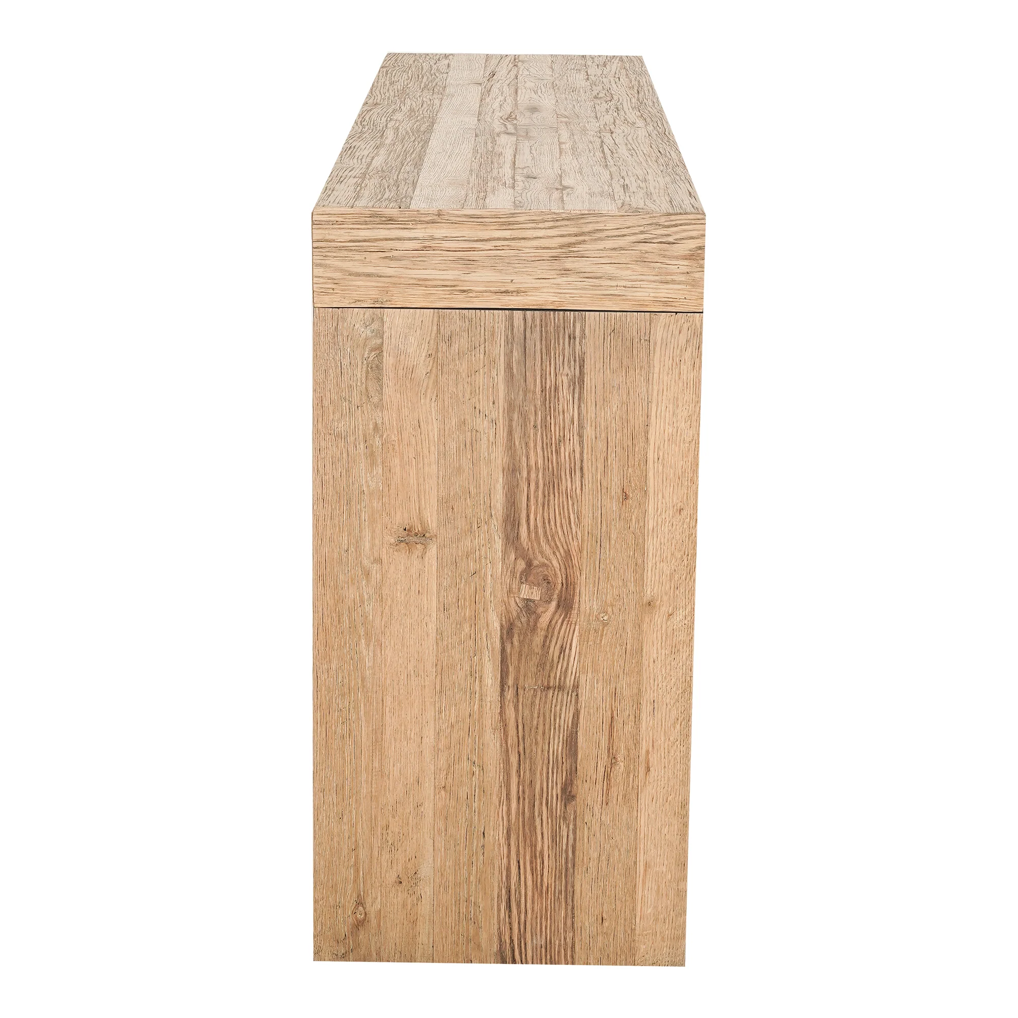 Evander Console Table Aged Oak - Image 4