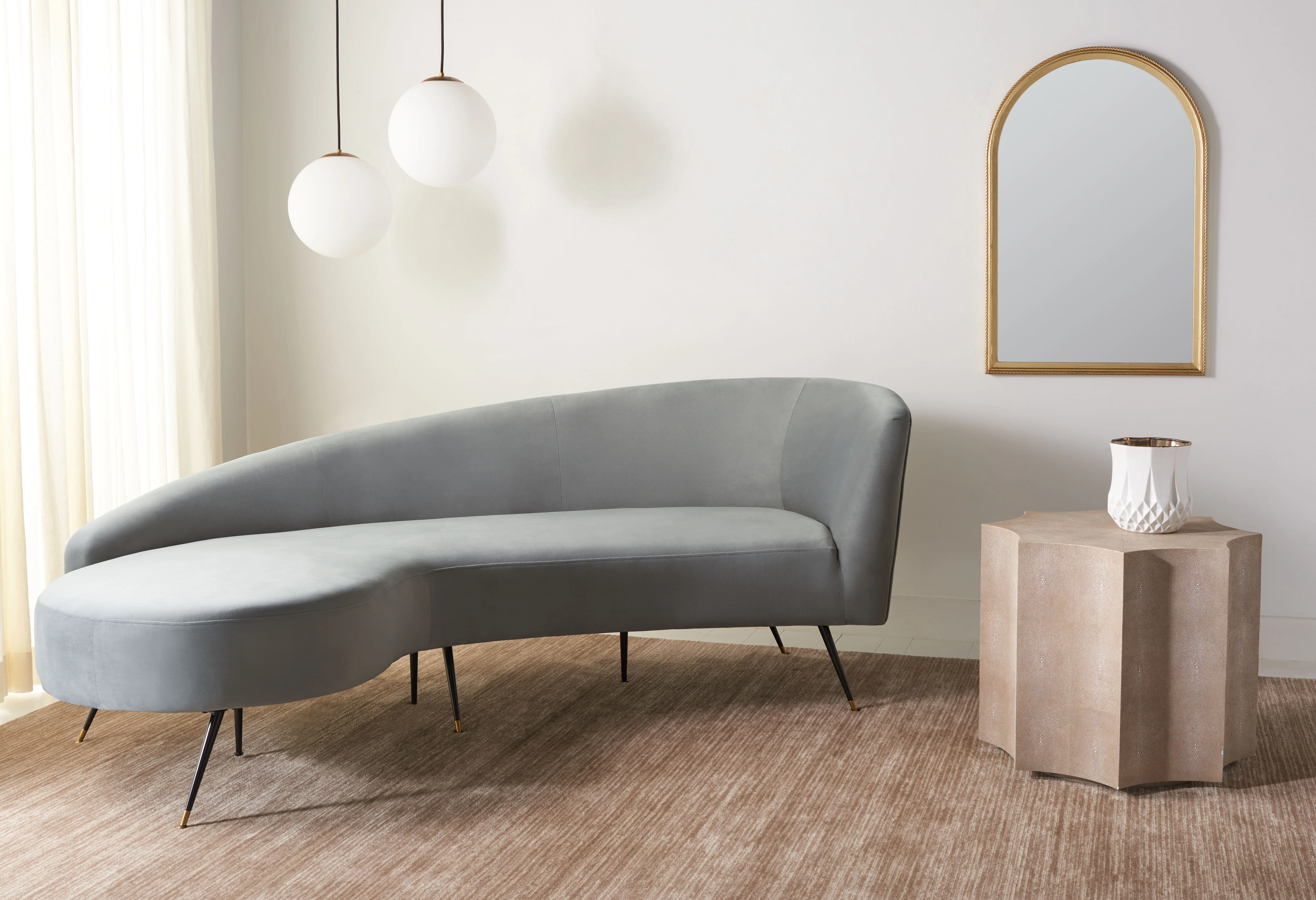 Evangeline Velvet Parisian Sofa - Image 11