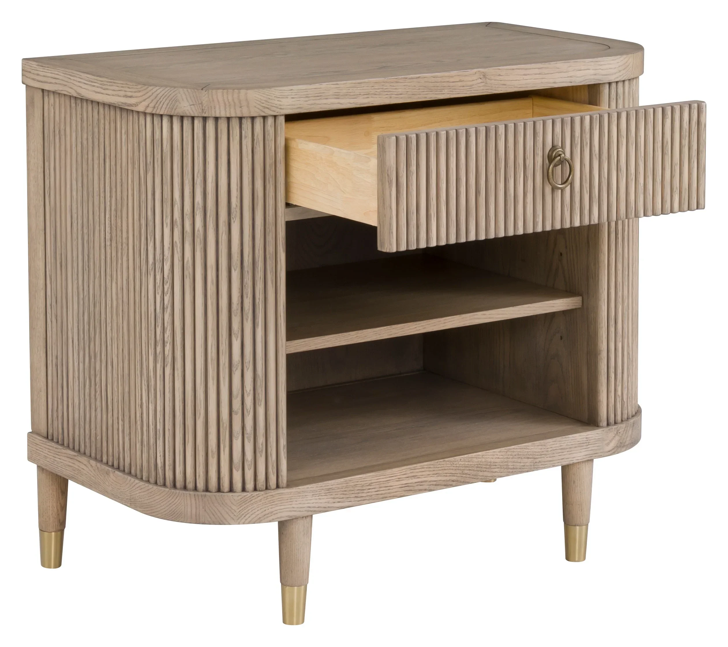 Everett Demilune Nightstand - Image 2