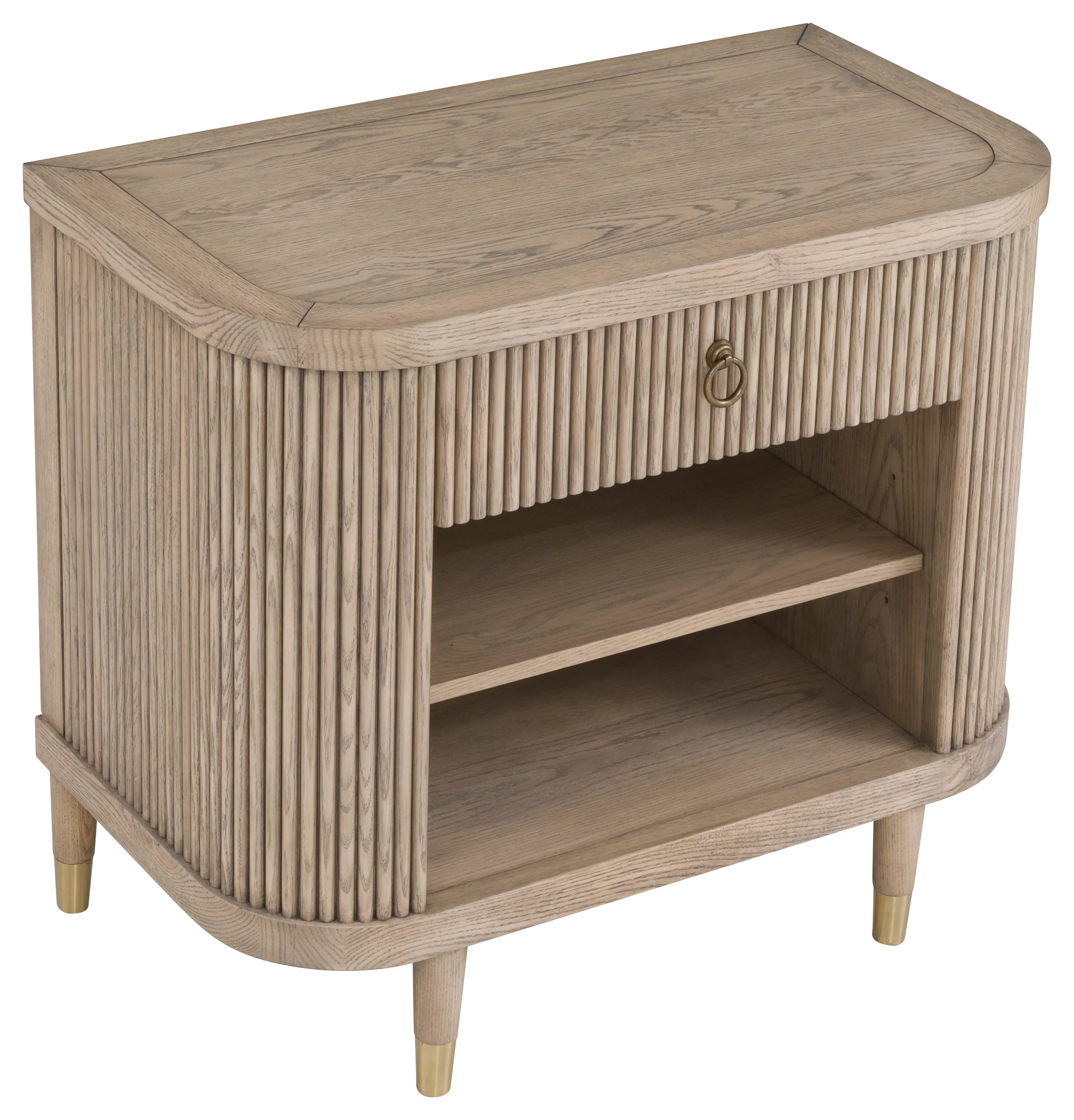Everett Demilune Nightstand - Image 6