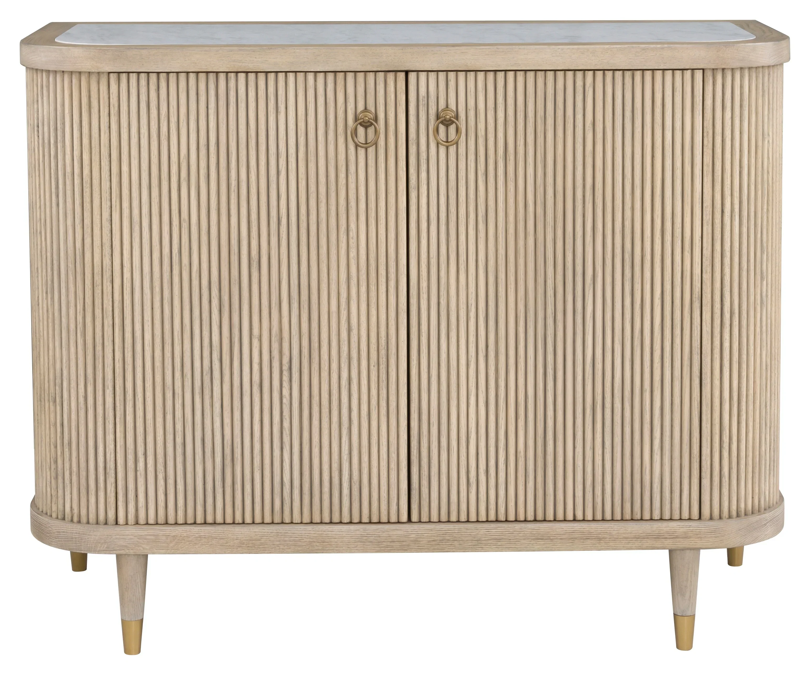 Everett Two Door Demilune Credenza - Image 3