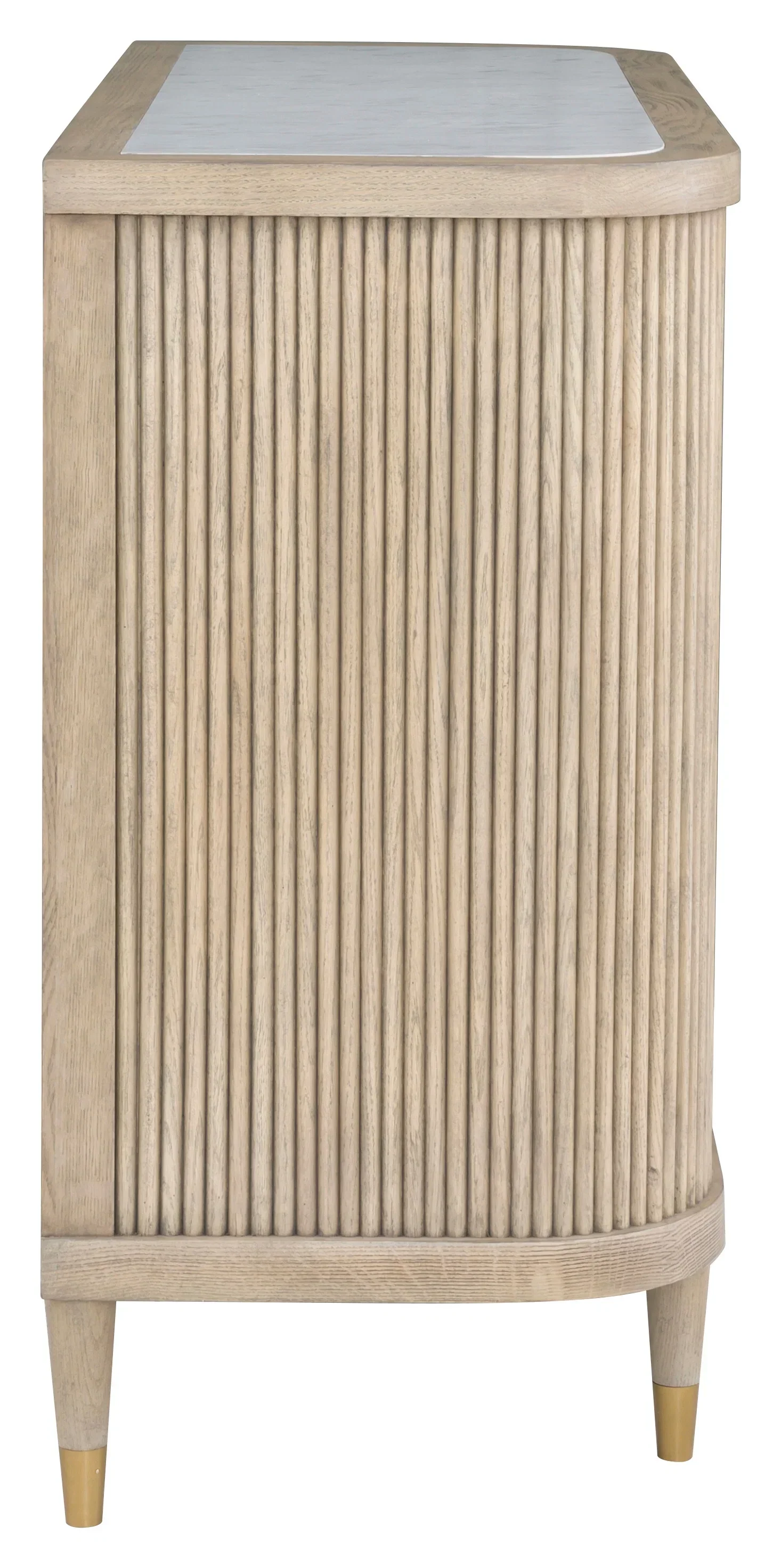 Everett Two Door Demilune Credenza - Image 6