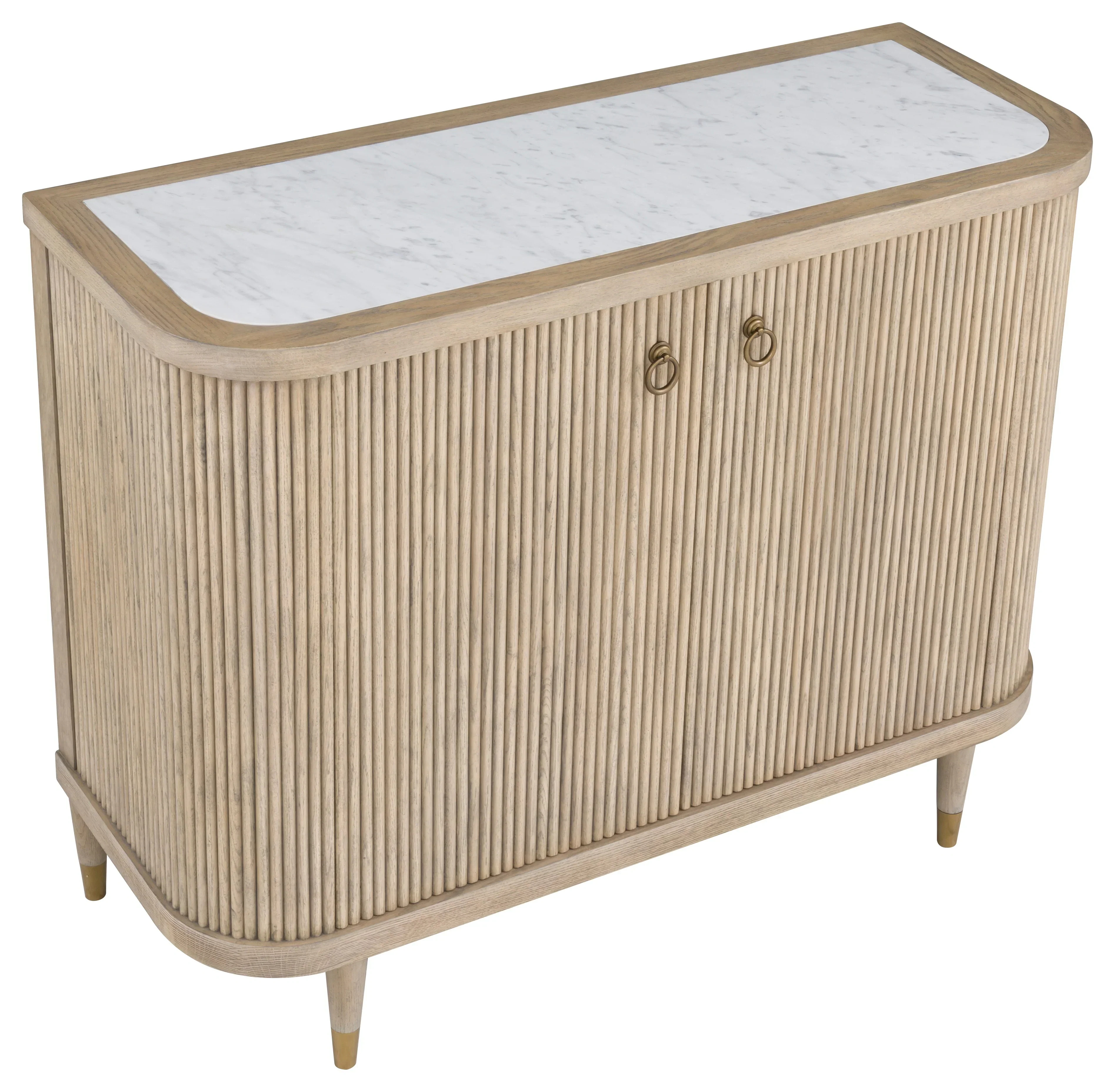 Everett Two Door Demilune Credenza - Image 7
