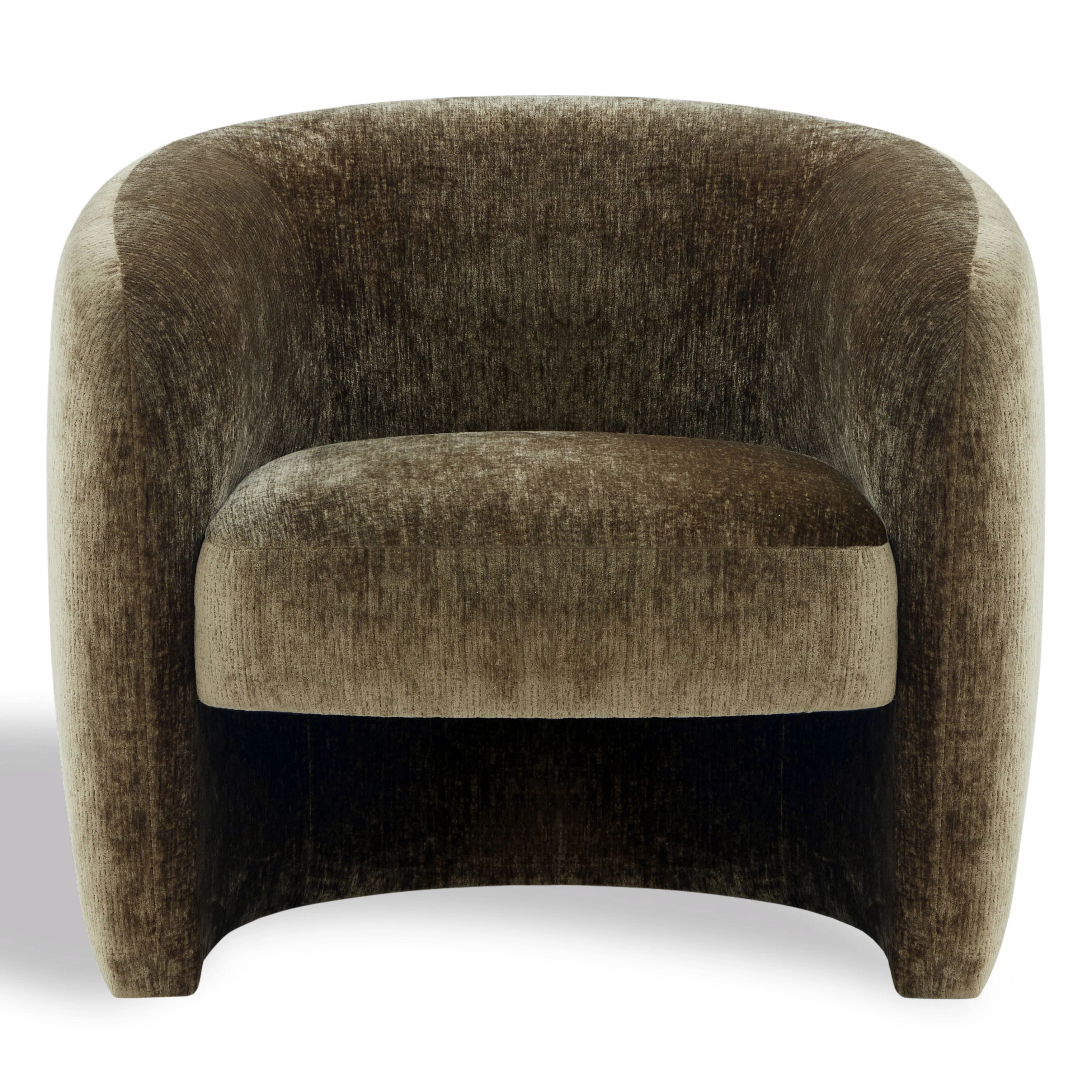 Everly Boucle Barrel Back Accent Chair - Image 13