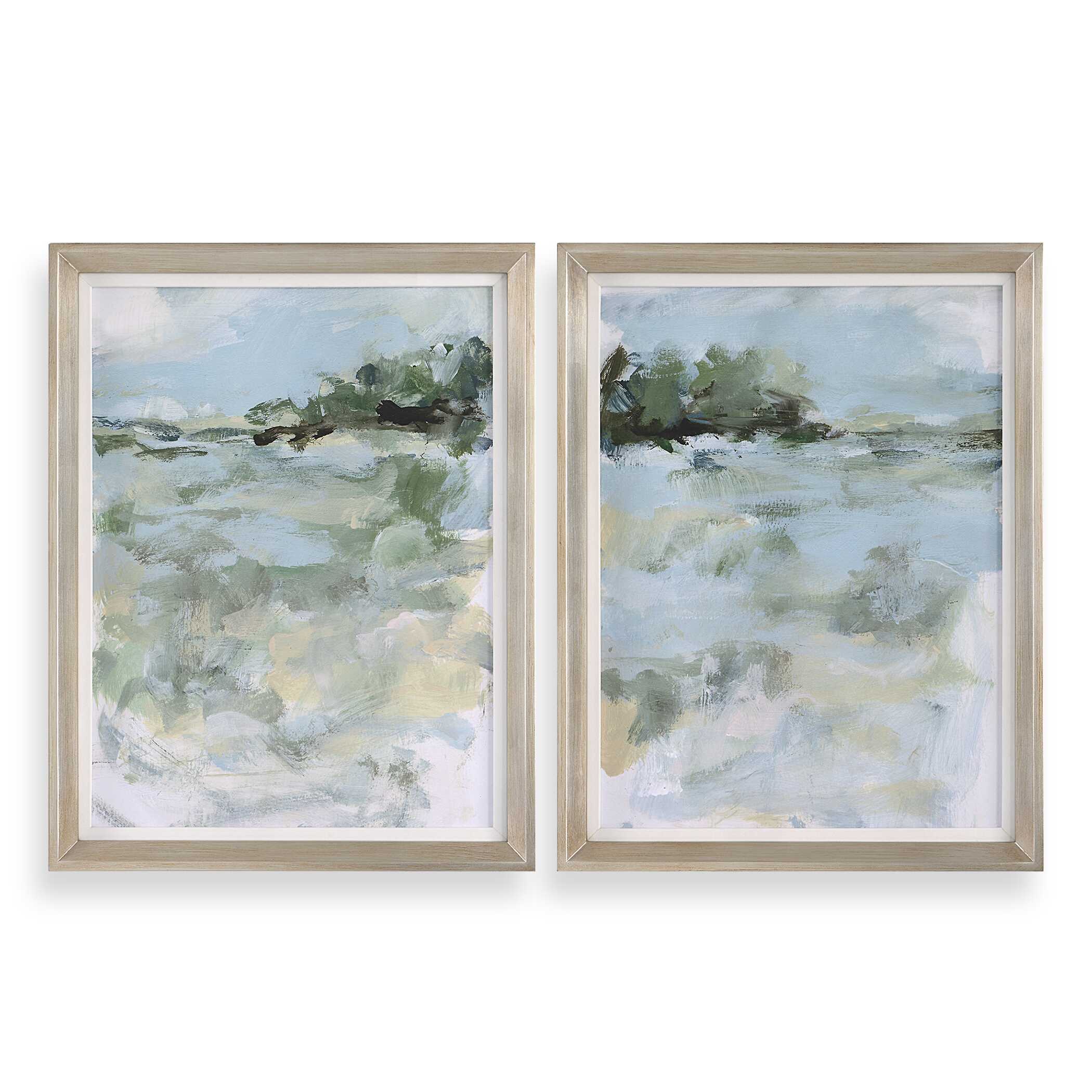 Far Away View Framed Prints - Set of 2