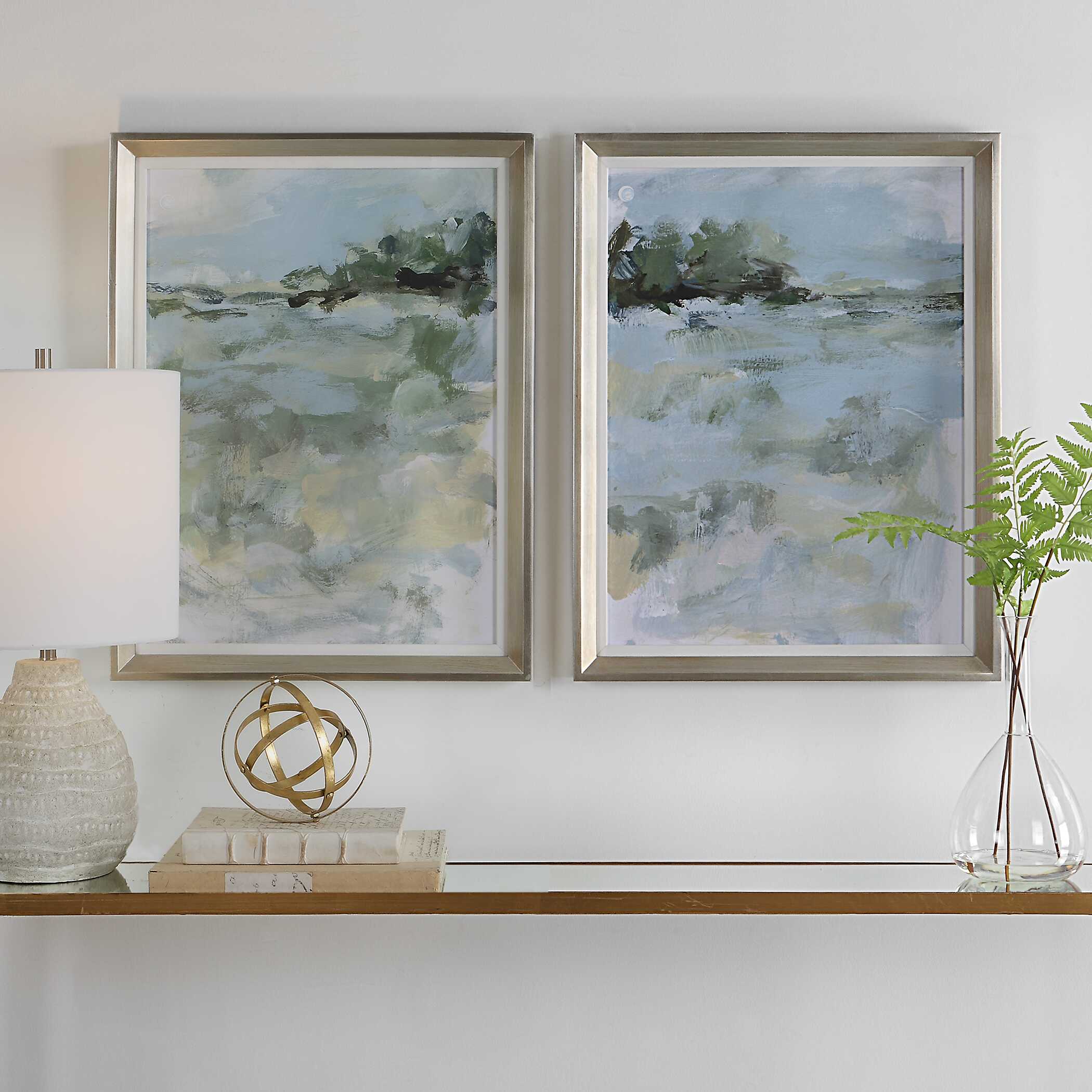 Far Away View Framed Prints - Set of 2 - Image 3