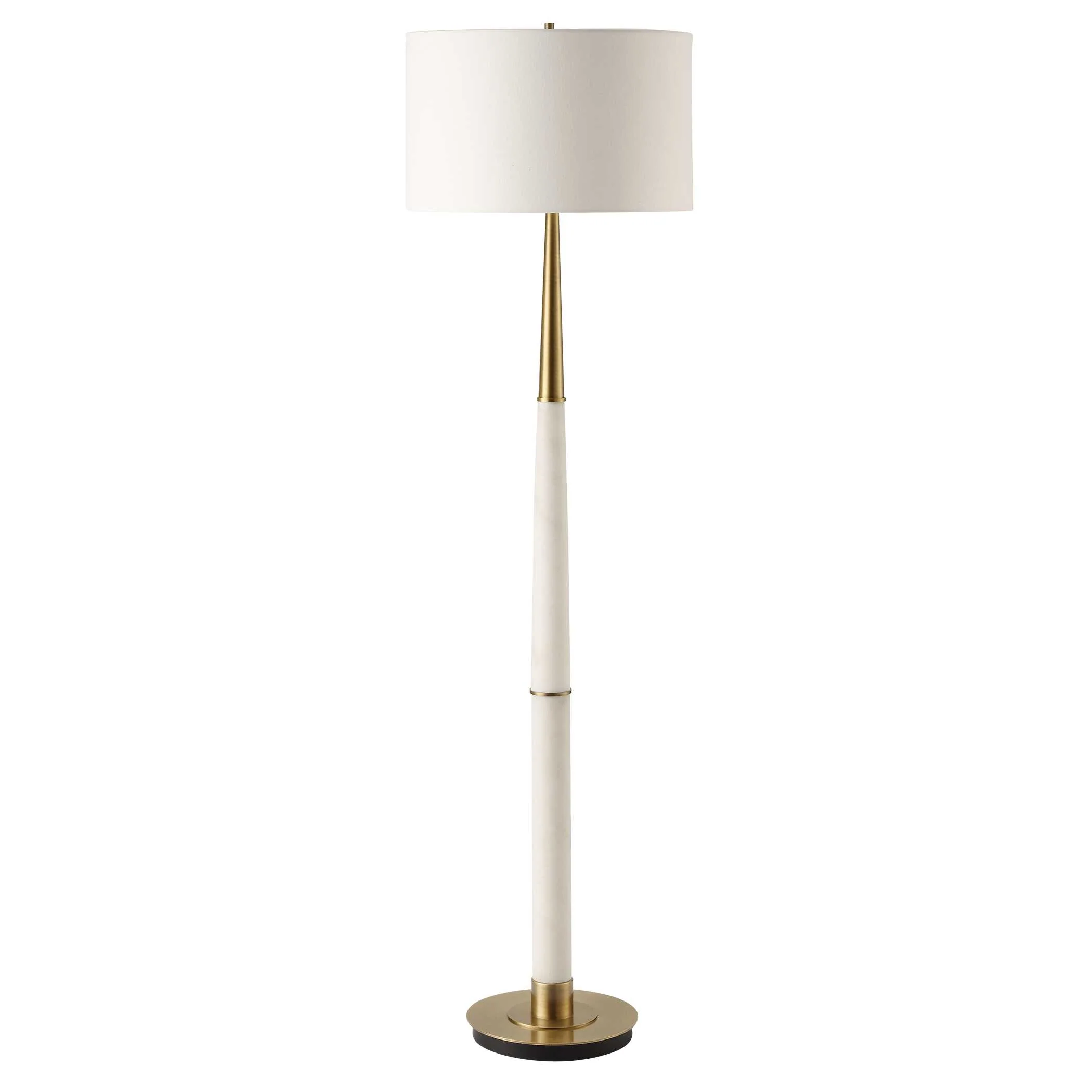 Faro White Marble Floor Lamp - Image 4