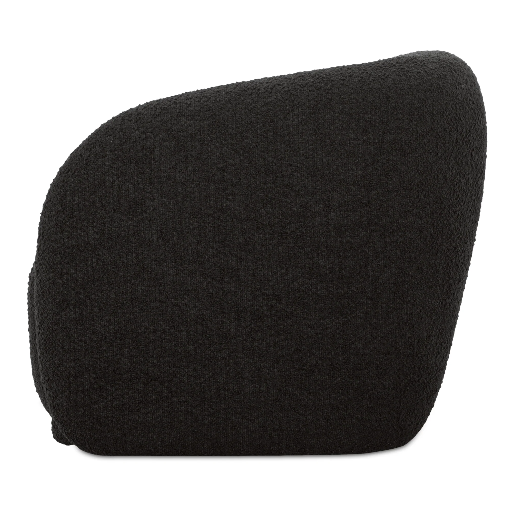 Faye Accent Chair Black Boucle - Image 4
