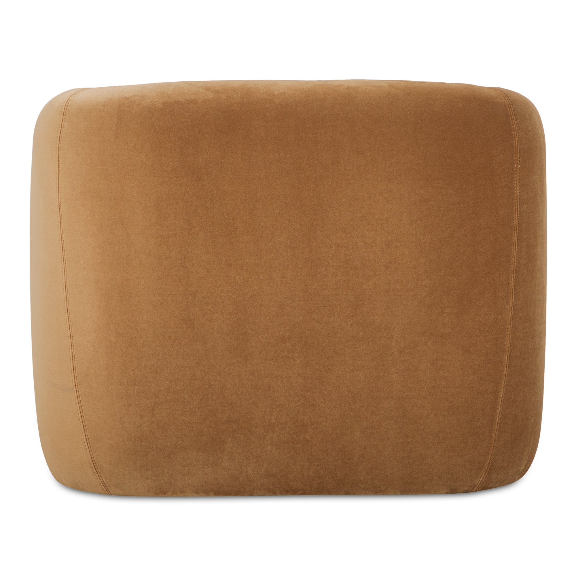 Faye Accent Chair Tan Faux Mohair - Image 5