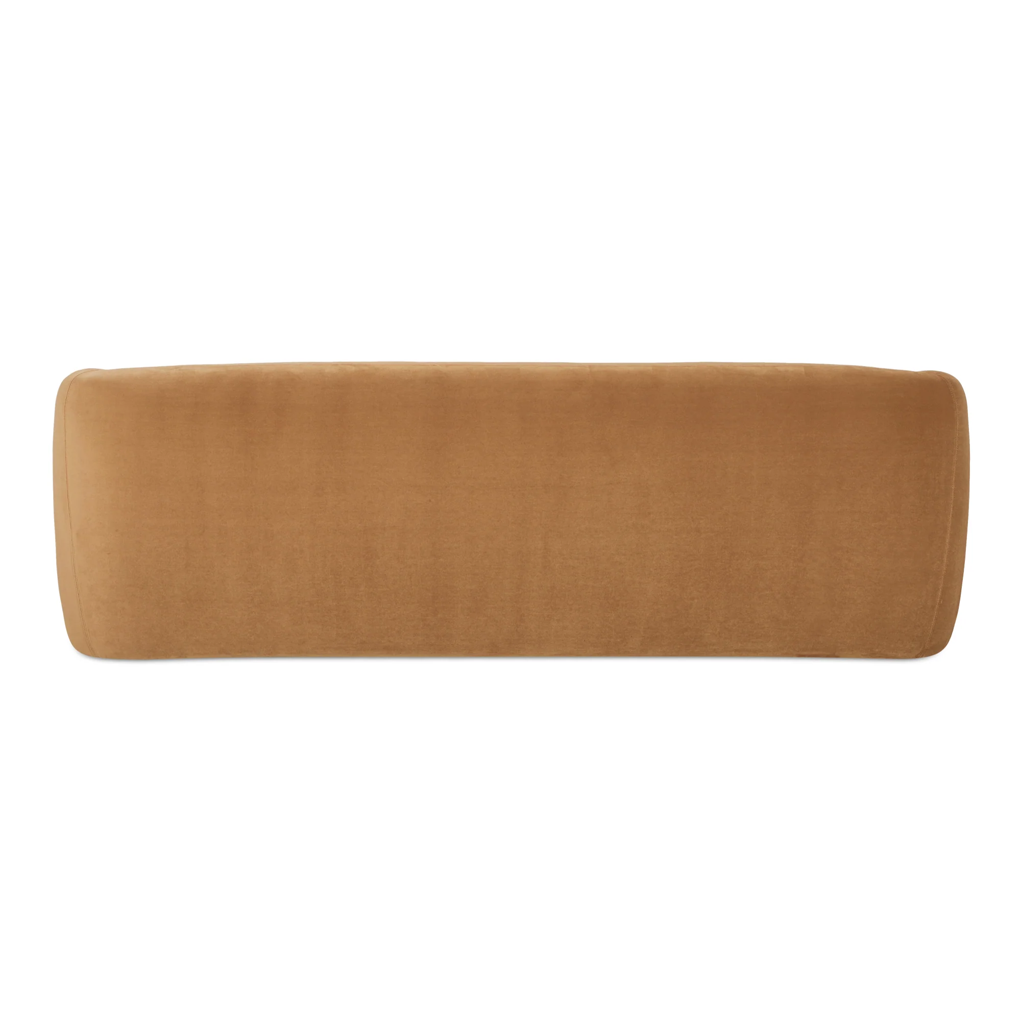 Faye Sofa Tan Faux Mohair - Image 5