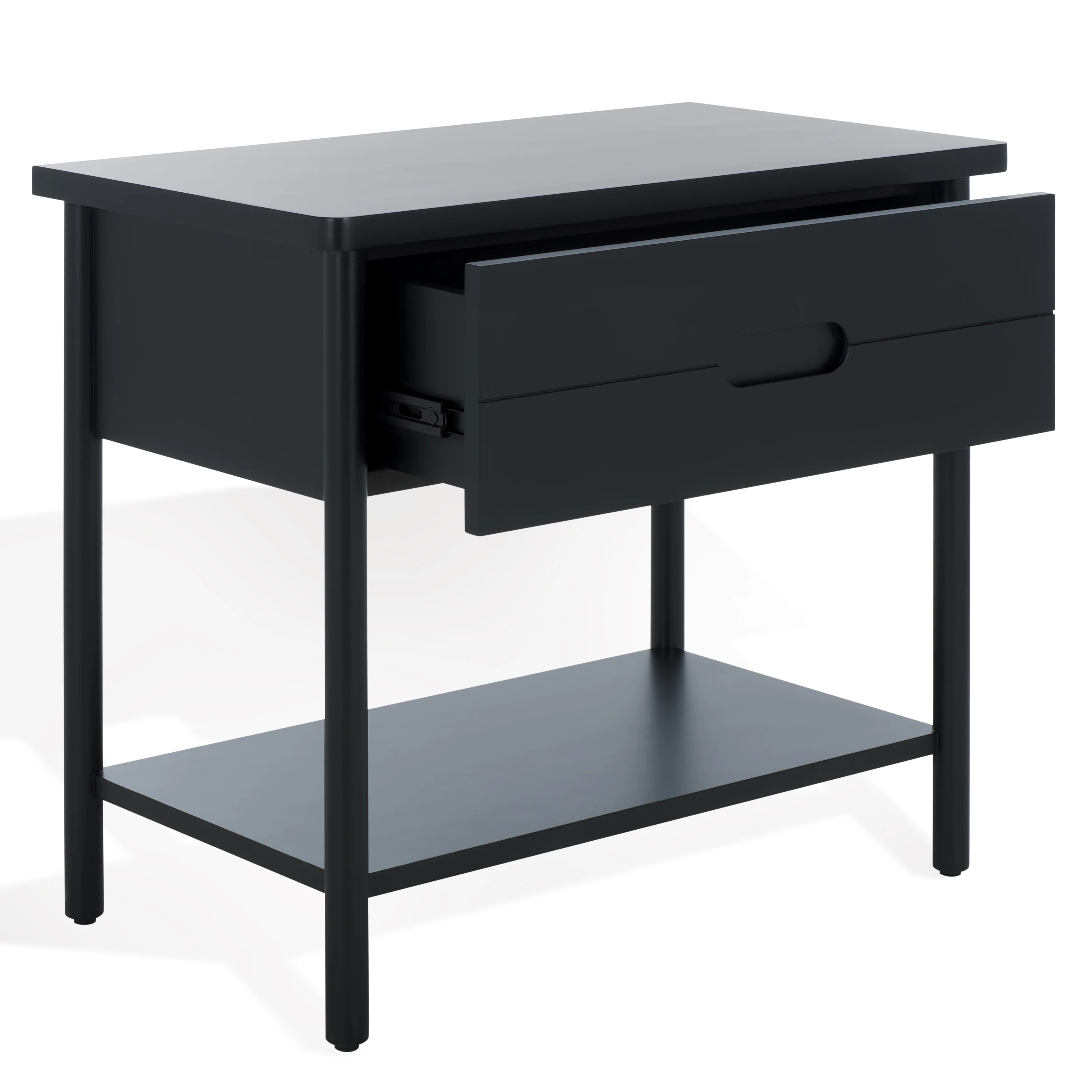 Fayletta 1 Drawer Wood Nightstand - Image 13