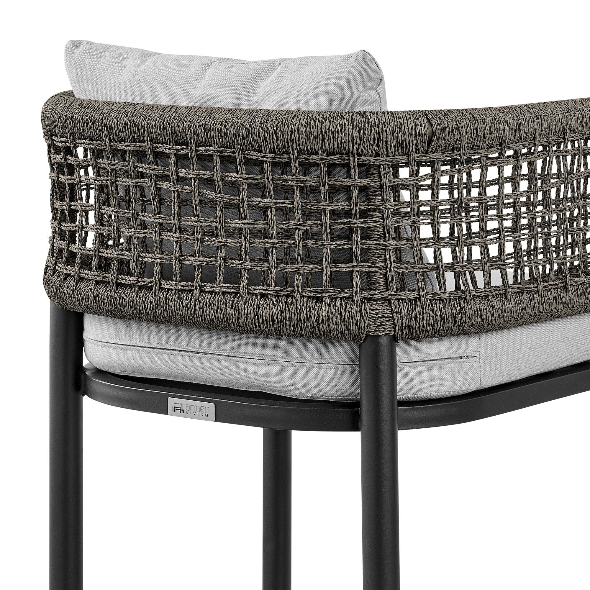 Felicia Outdoor Barstool - Set of 2 - Image 7