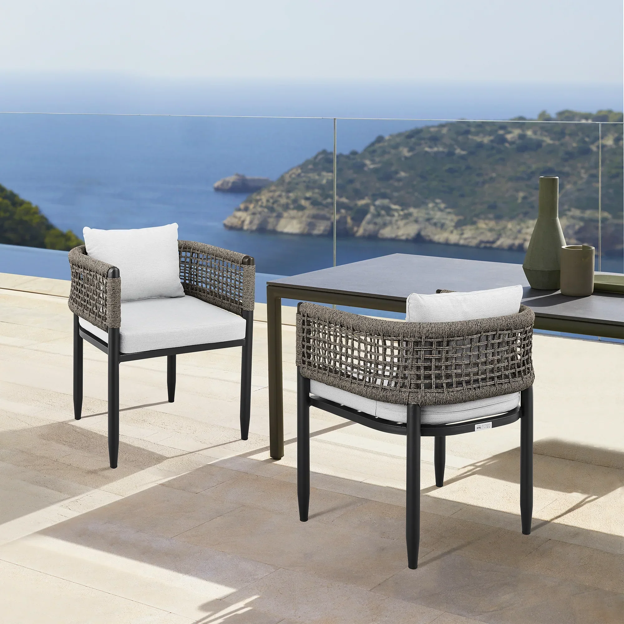 Felicia Outdoor Dining Chair - Set of 2 - Image 2