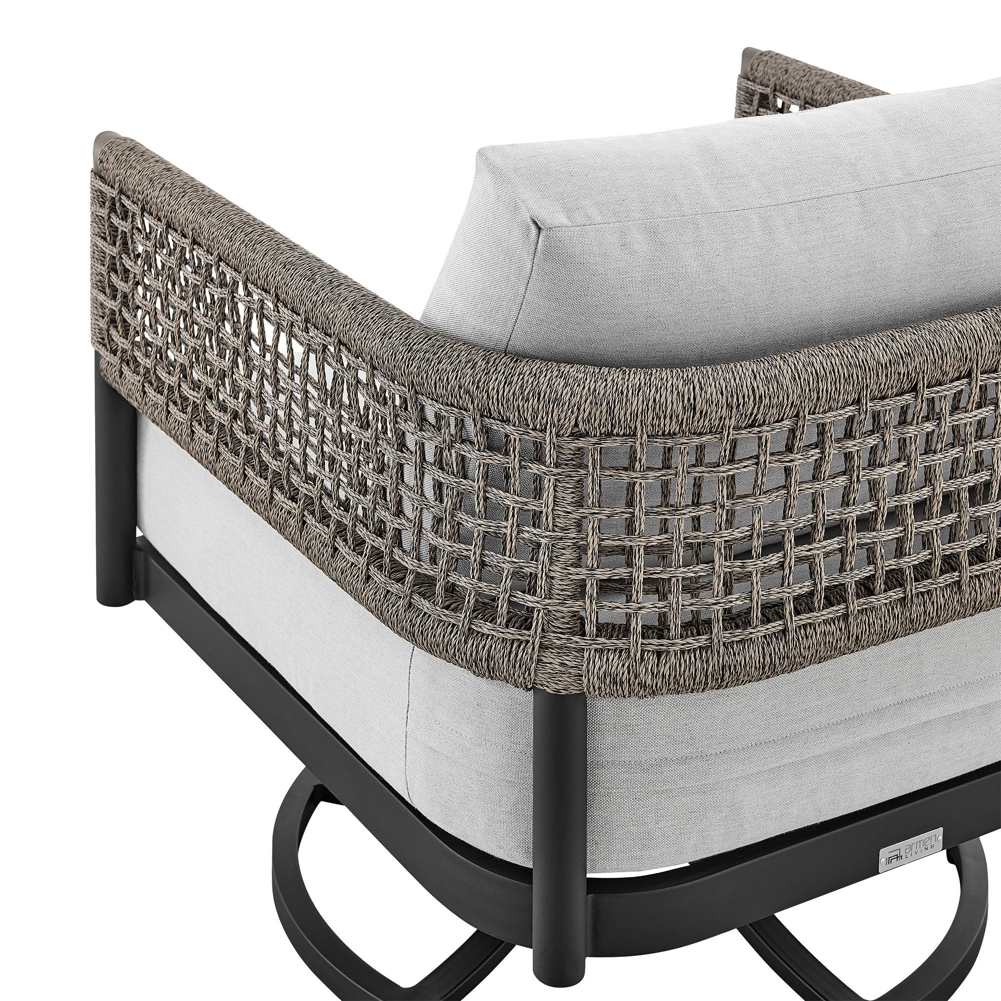 Felicia Outdoor Swivel Chair - Image 6