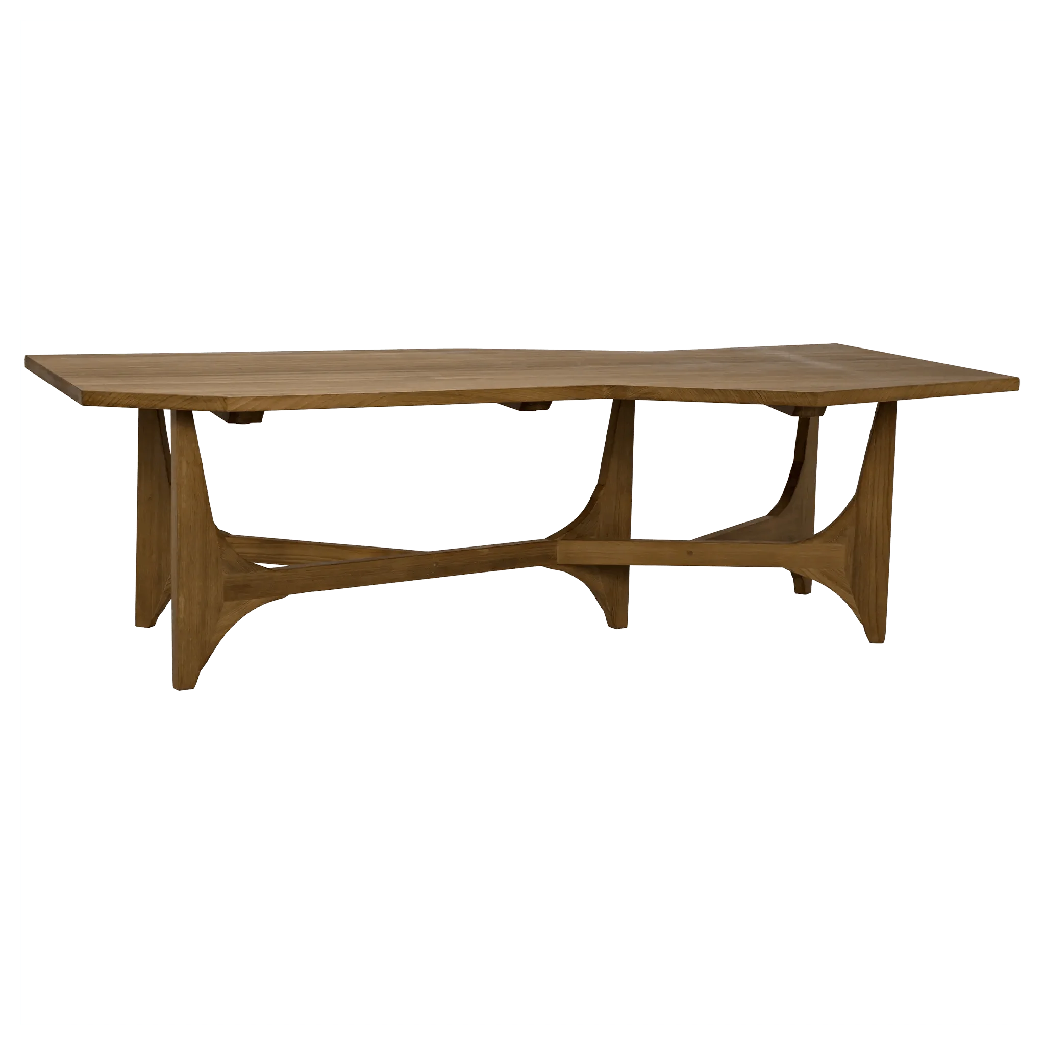 Fenton Coffee Table, Gold Teak