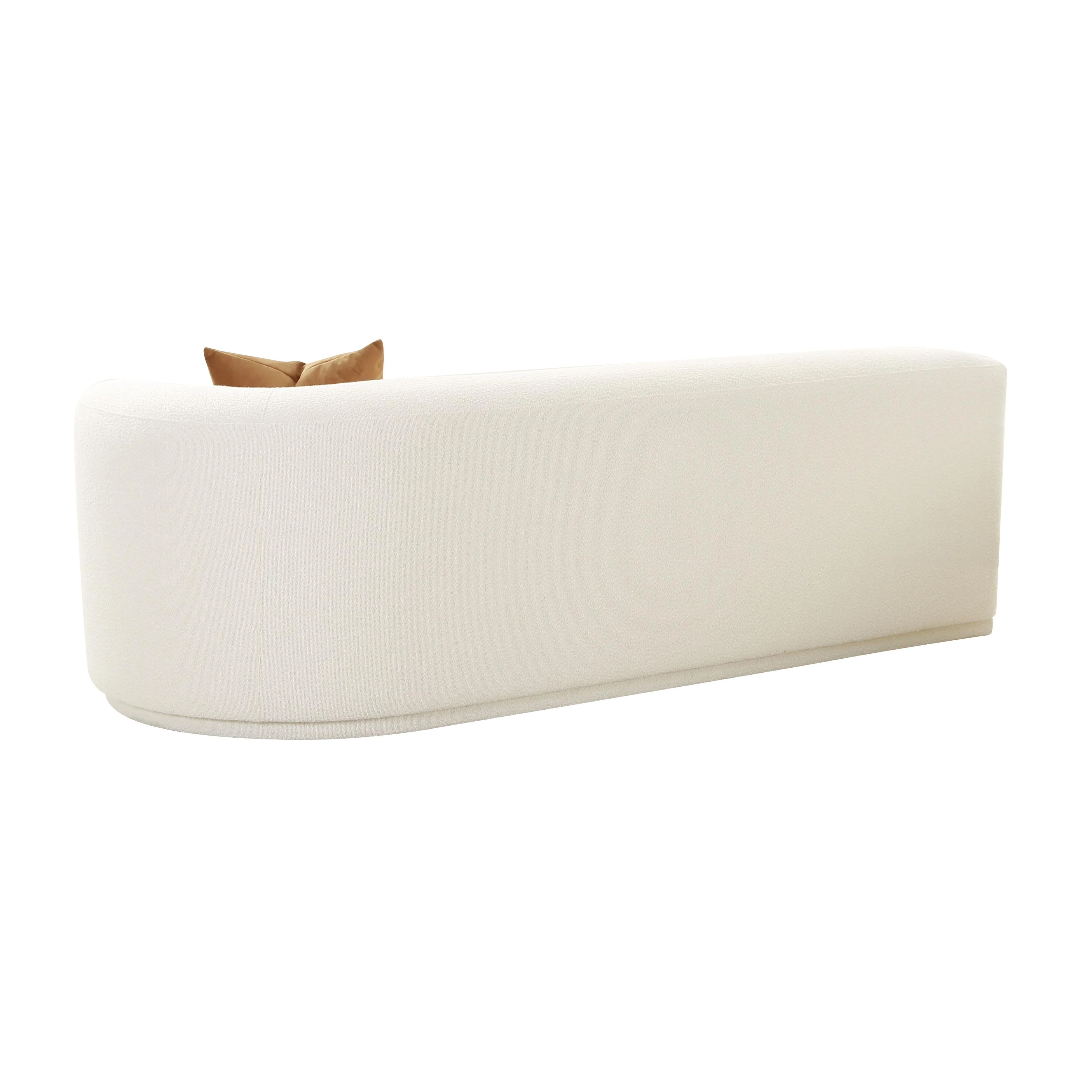 Fickle Cream Boucle Modular RAF Loveseat - Image 5