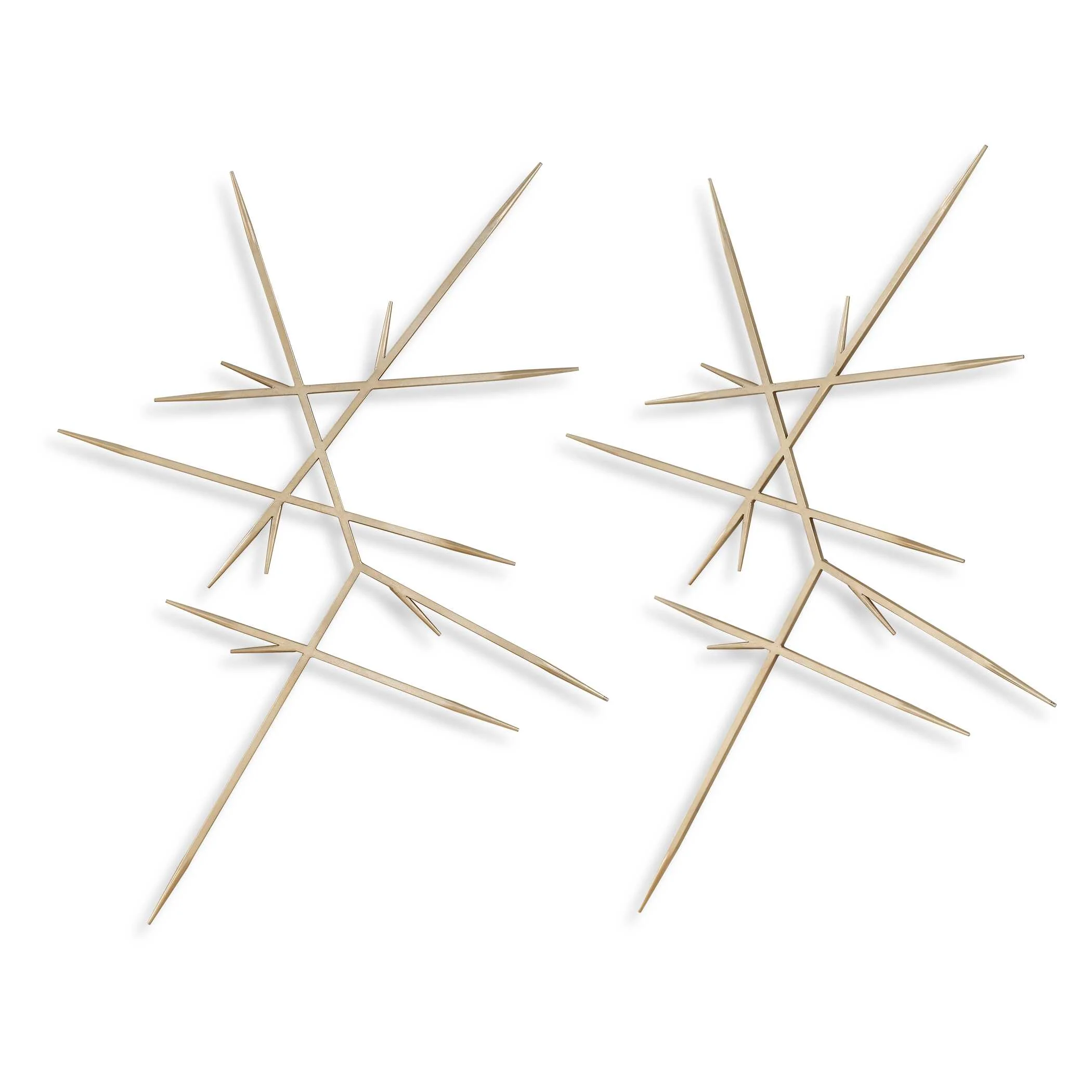 Fireworks Silver Wall Decor, S/2