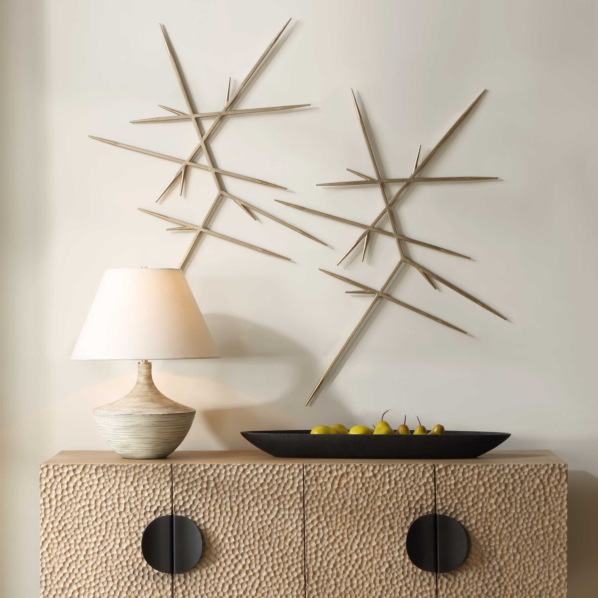 Fireworks Silver Wall Decor, S/2 - Image 2