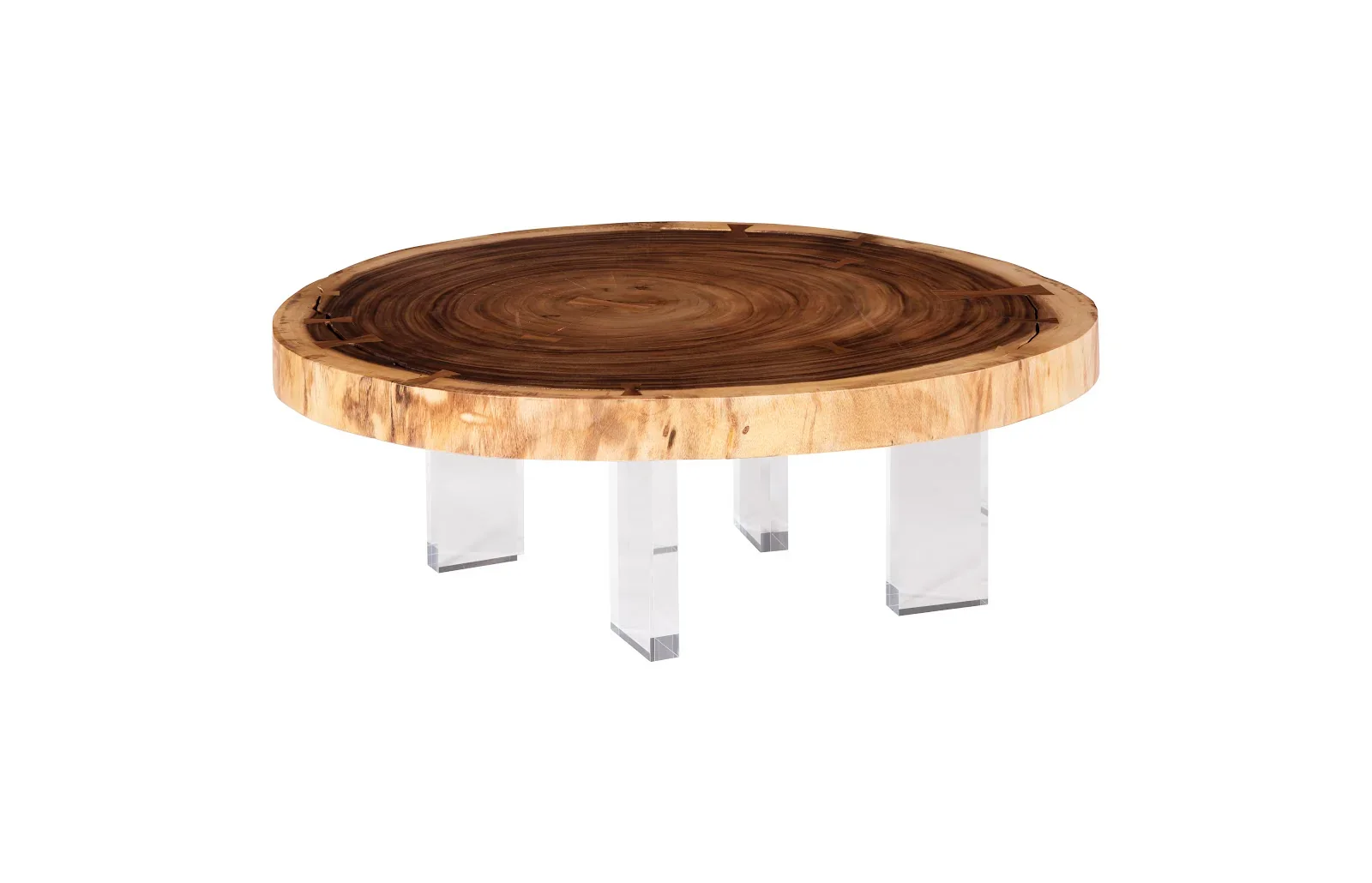 Floating Coffee Table with Acrylic Legs - Image 4